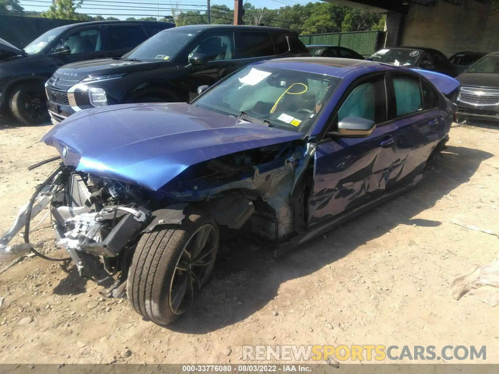 2 Photograph of a damaged car 3MW5U7J04L8B45714 BMW 3 SERIES 2020