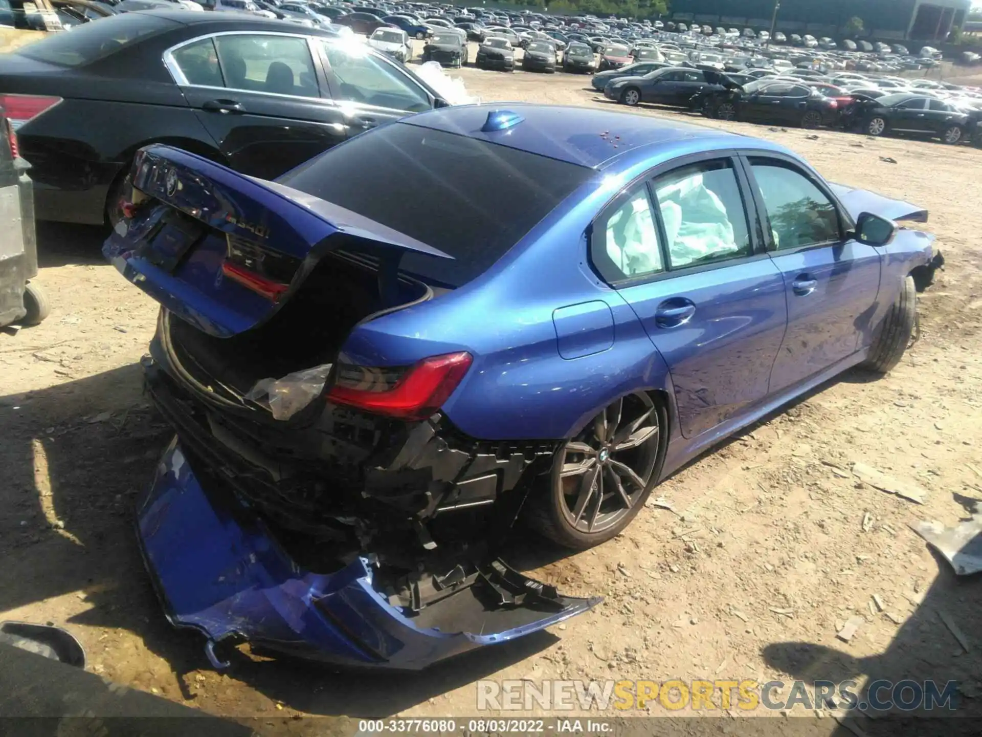 4 Photograph of a damaged car 3MW5U7J04L8B45714 BMW 3 SERIES 2020