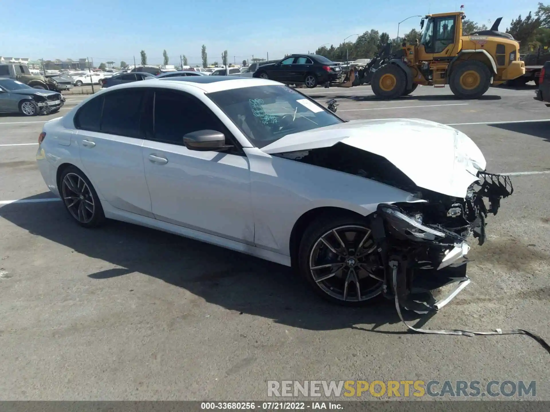 1 Photograph of a damaged car 3MW5U7J05L8B29487 BMW 3 SERIES 2020