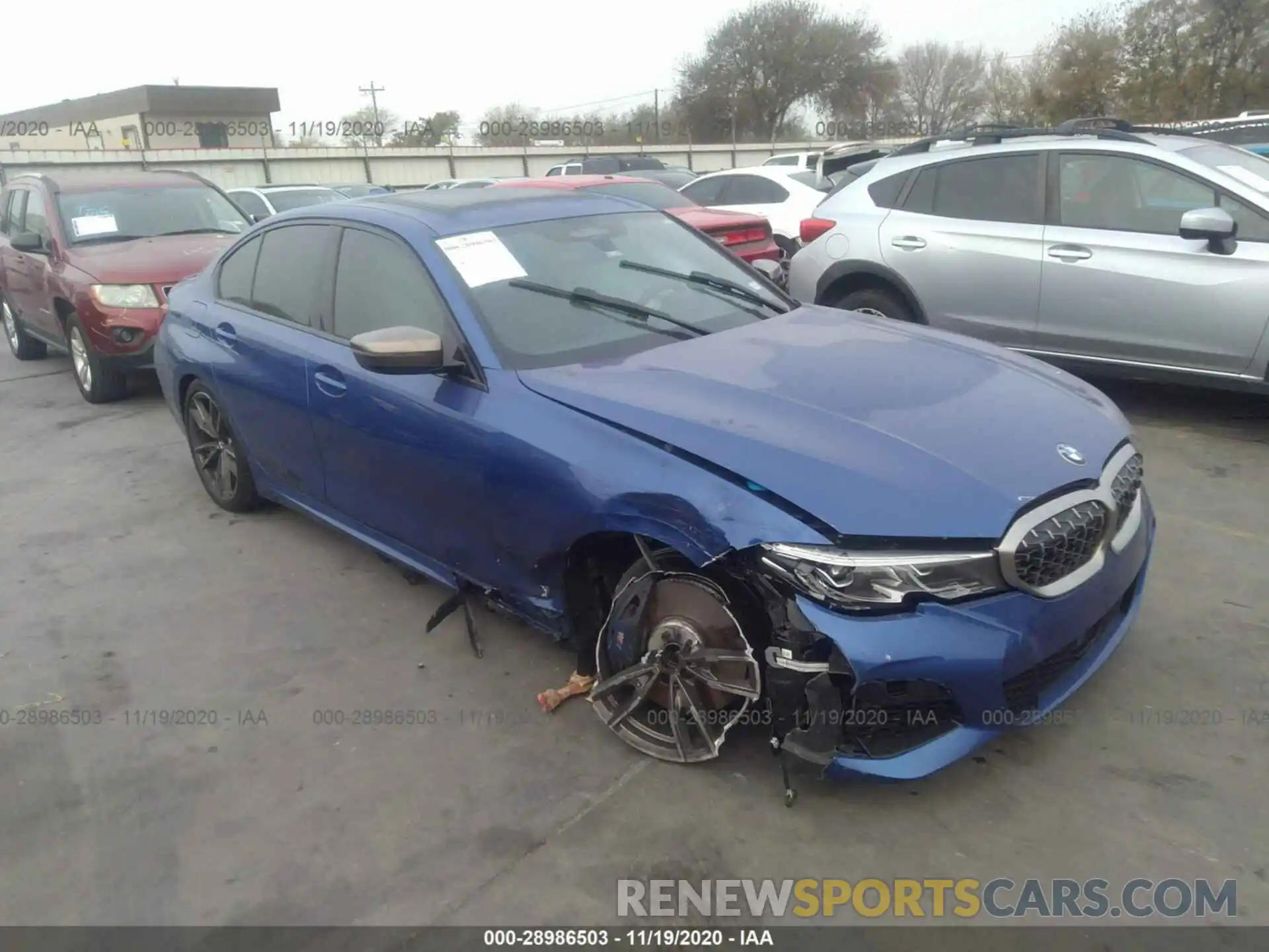 1 Photograph of a damaged car 3MW5U7J08L8B35915 BMW 3 SERIES 2020