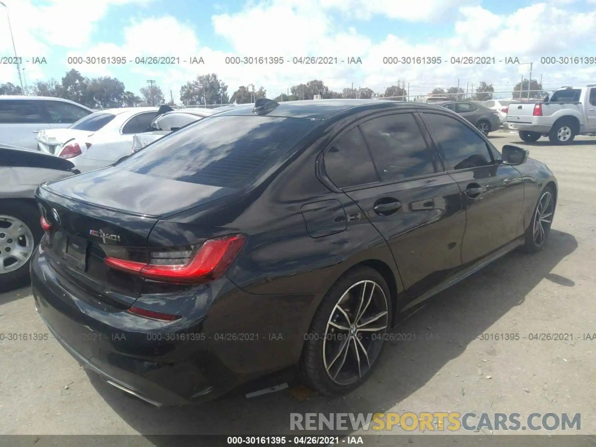 4 Фотография поврежденного автомобиля 3MW5U7J0XL8B40940 BMW 3 SERIES 2020