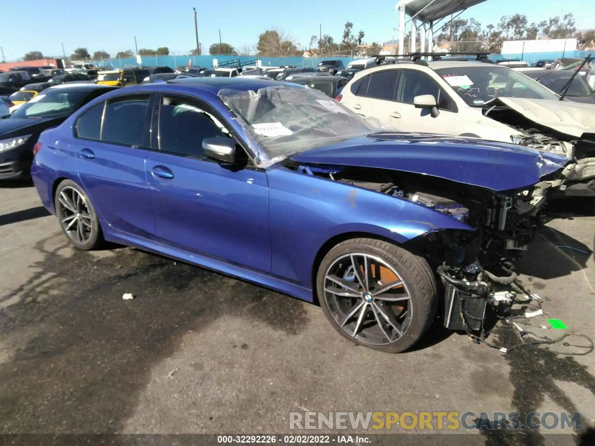 1 Photograph of a damaged car 3MW5U7J0XL8B44485 BMW 3 SERIES 2020