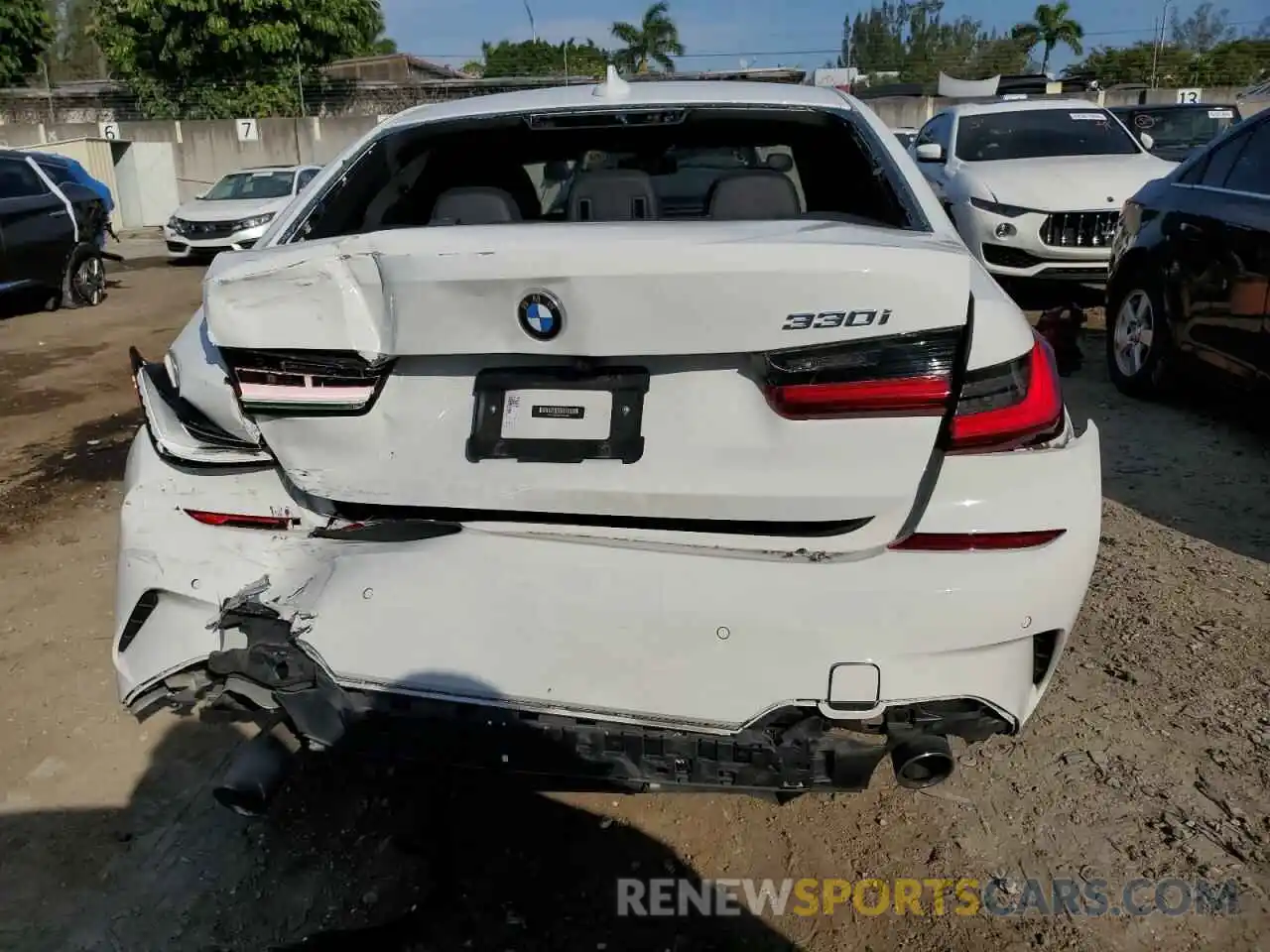 6 Фотография поврежденного автомобиля WBA5R1C00LFH33342 BMW 3 SERIES 2020