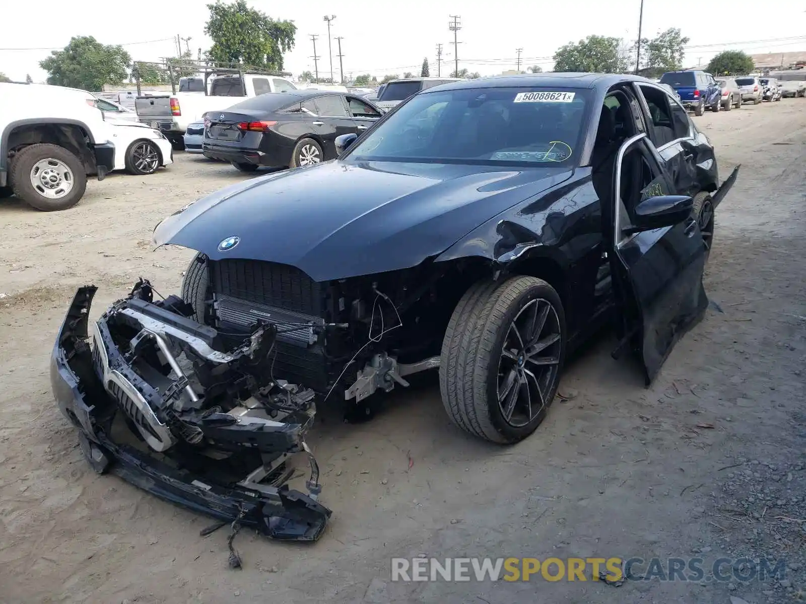 2 Photograph of a damaged car WBA5R1C01LFH35651 BMW 3 SERIES 2020