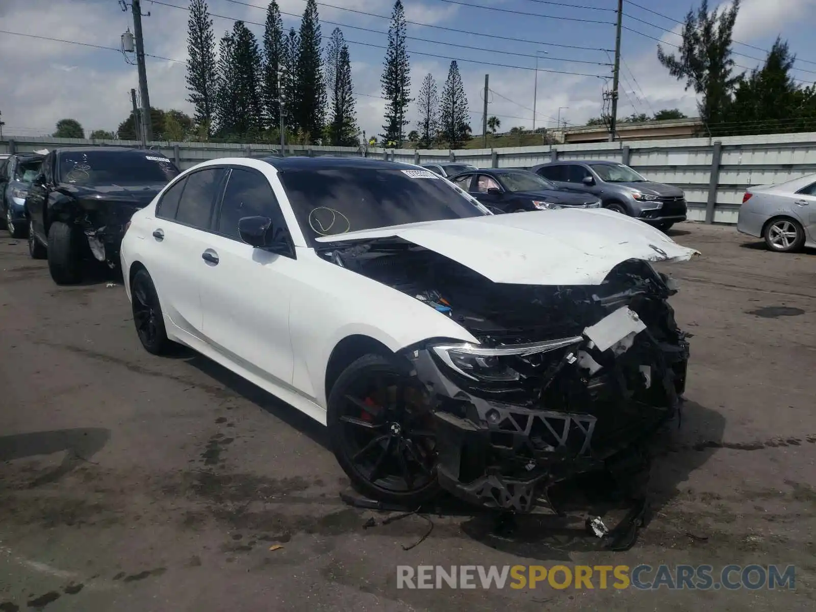1 Photograph of a damaged car WBA5R1C01LFH78922 BMW 3 SERIES 2020