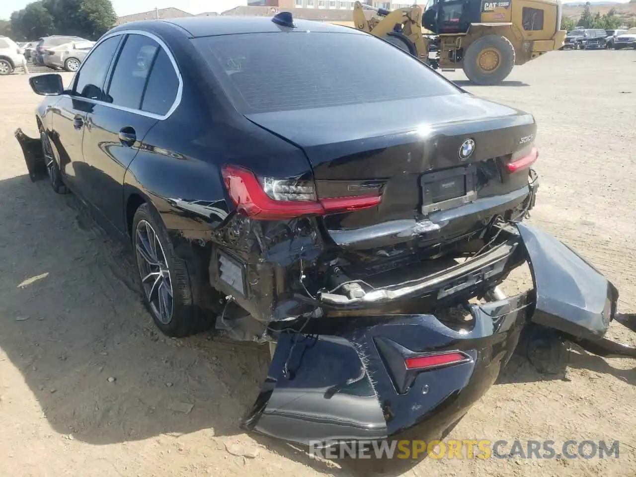 3 Photograph of a damaged car WBA5R1C02LFH43452 BMW 3 SERIES 2020