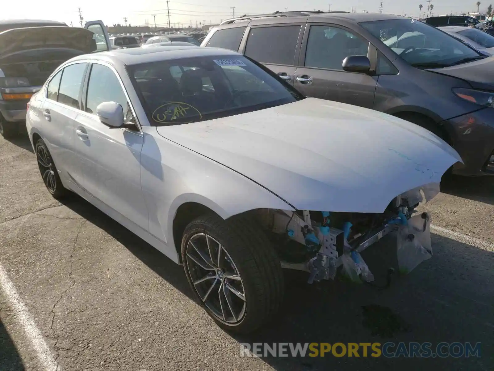 1 Photograph of a damaged car WBA5R1C02LFH48277 BMW 3 SERIES 2020