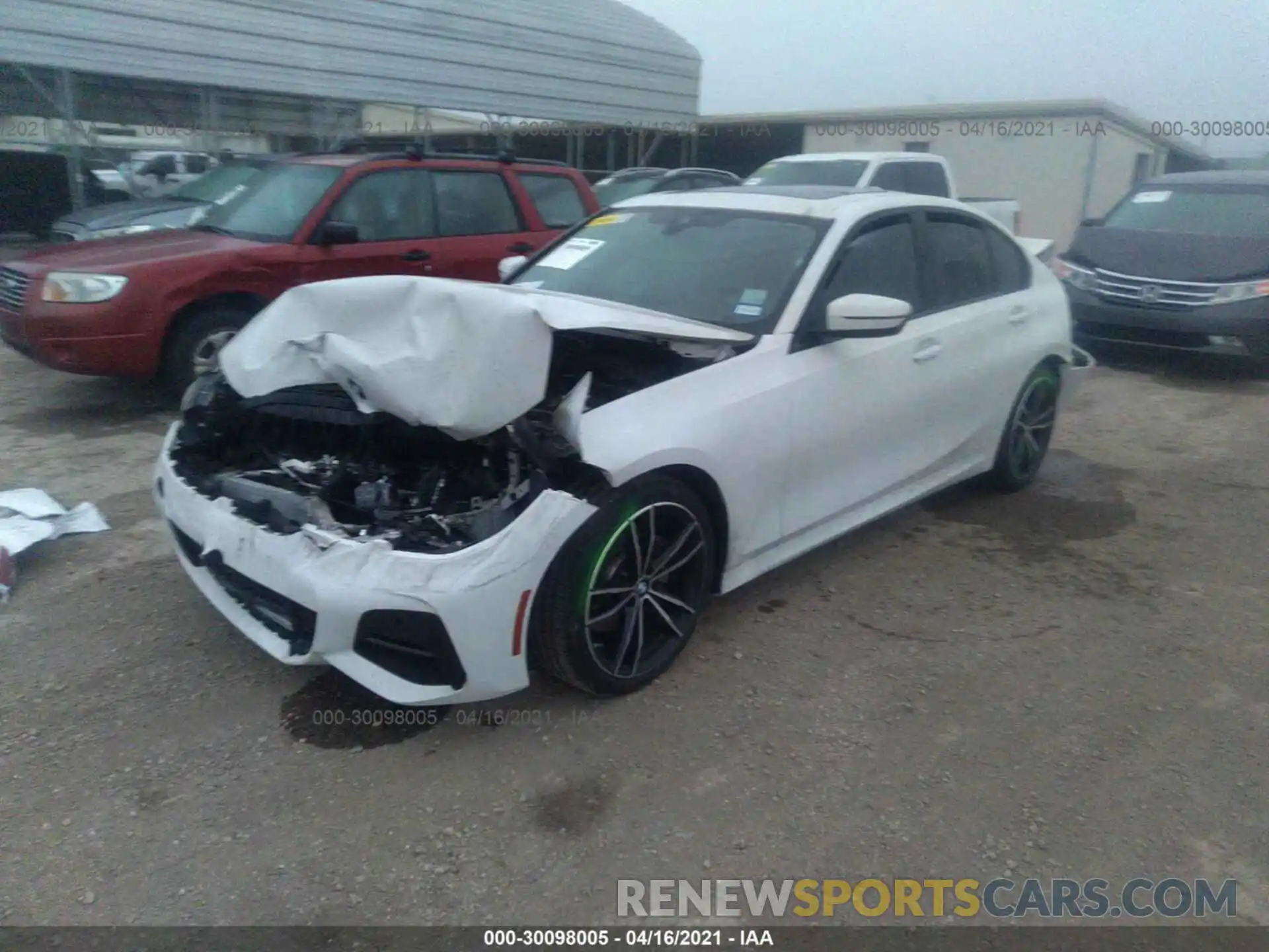 2 Photograph of a damaged car WBA5R1C02LFH54161 BMW 3 SERIES 2020