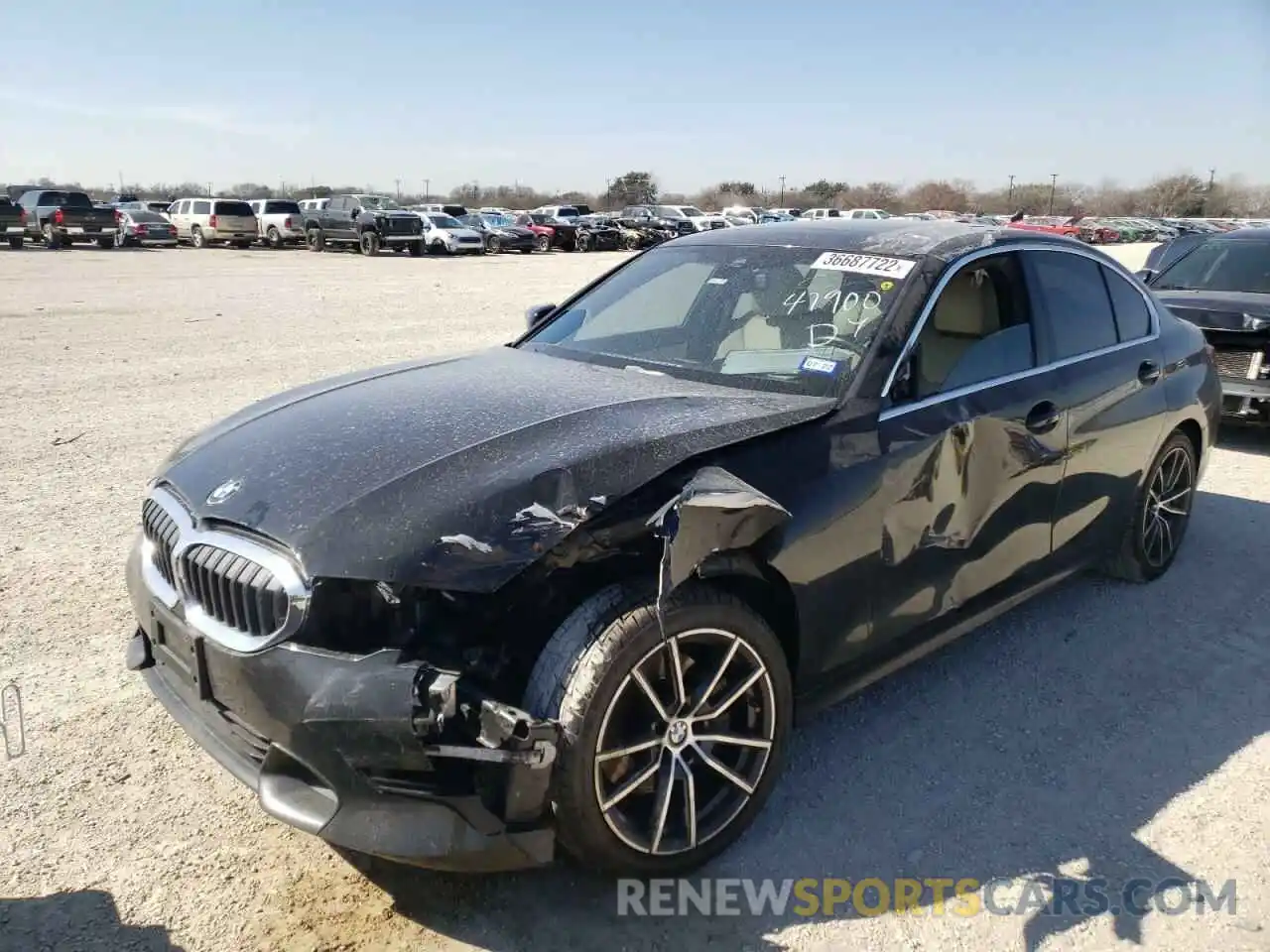 2 Photograph of a damaged car WBA5R1C04LFH35451 BMW 3 SERIES 2020