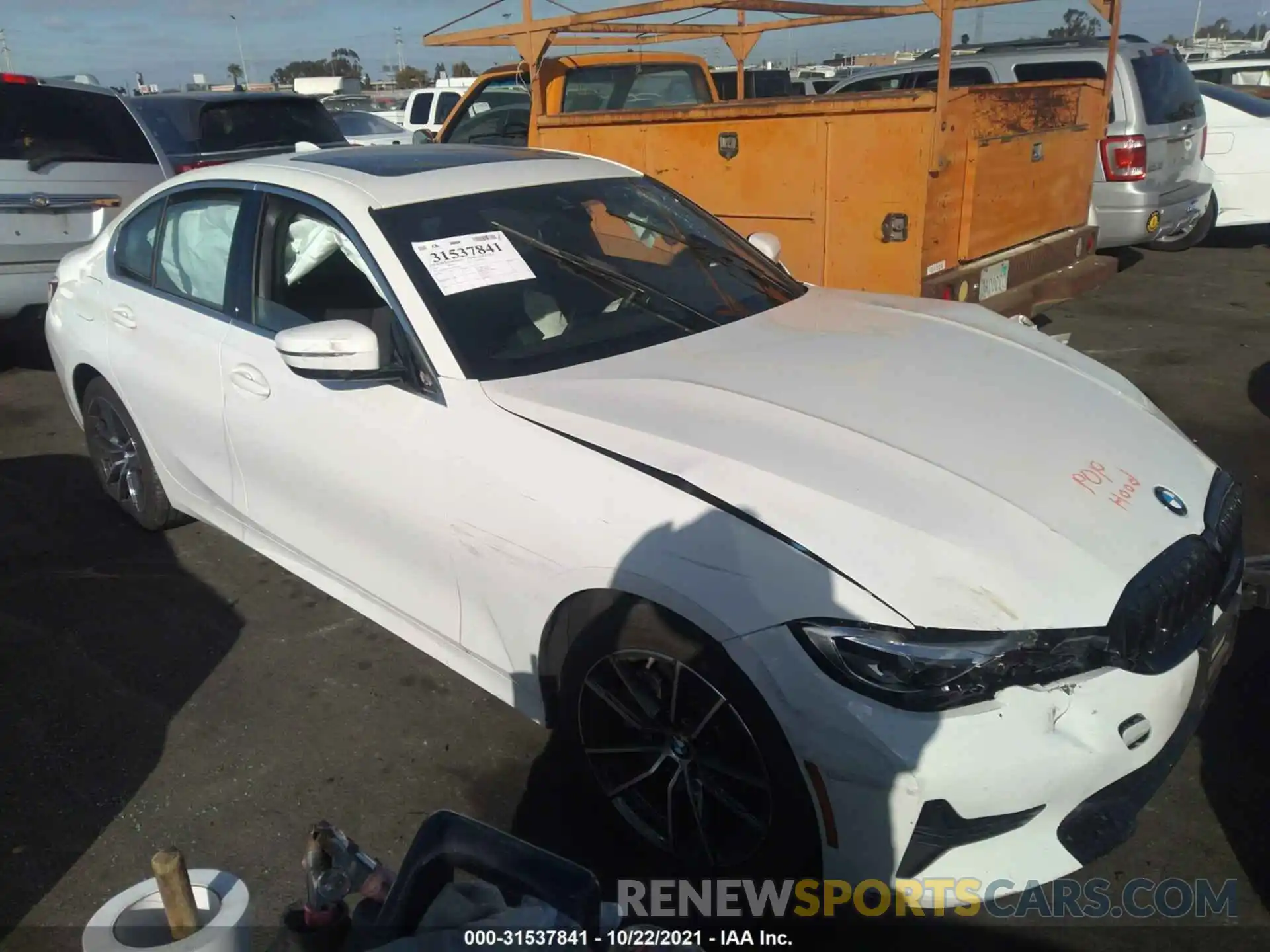 1 Photograph of a damaged car WBA5R1C04LFH41606 BMW 3 SERIES 2020