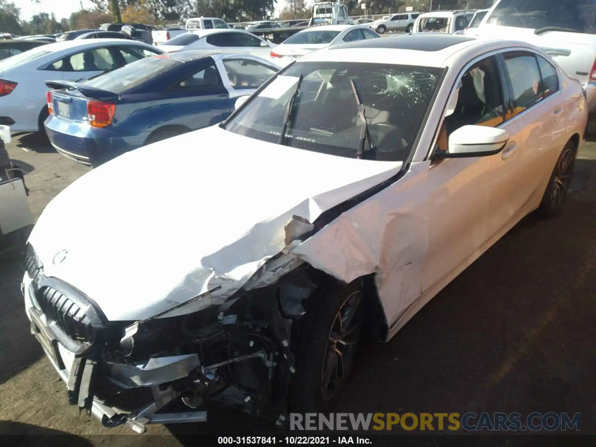 2 Photograph of a damaged car WBA5R1C04LFH41606 BMW 3 SERIES 2020