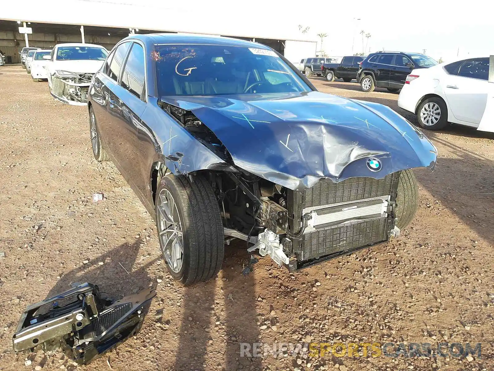 1 Photograph of a damaged car WBA5R1C04LFH52668 BMW 3 SERIES 2020