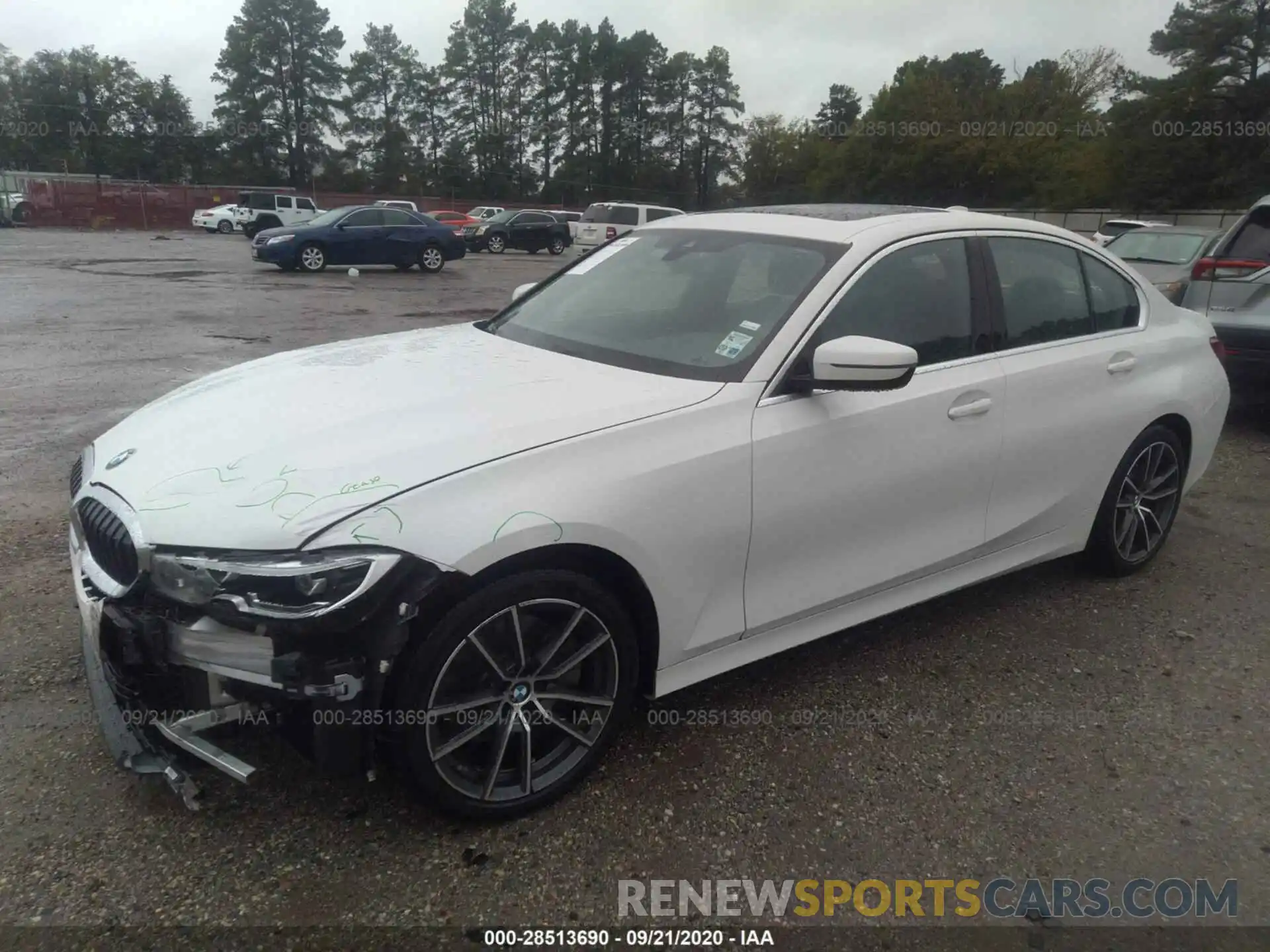 2 Photograph of a damaged car WBA5R1C05LFH40657 BMW 3 SERIES 2020