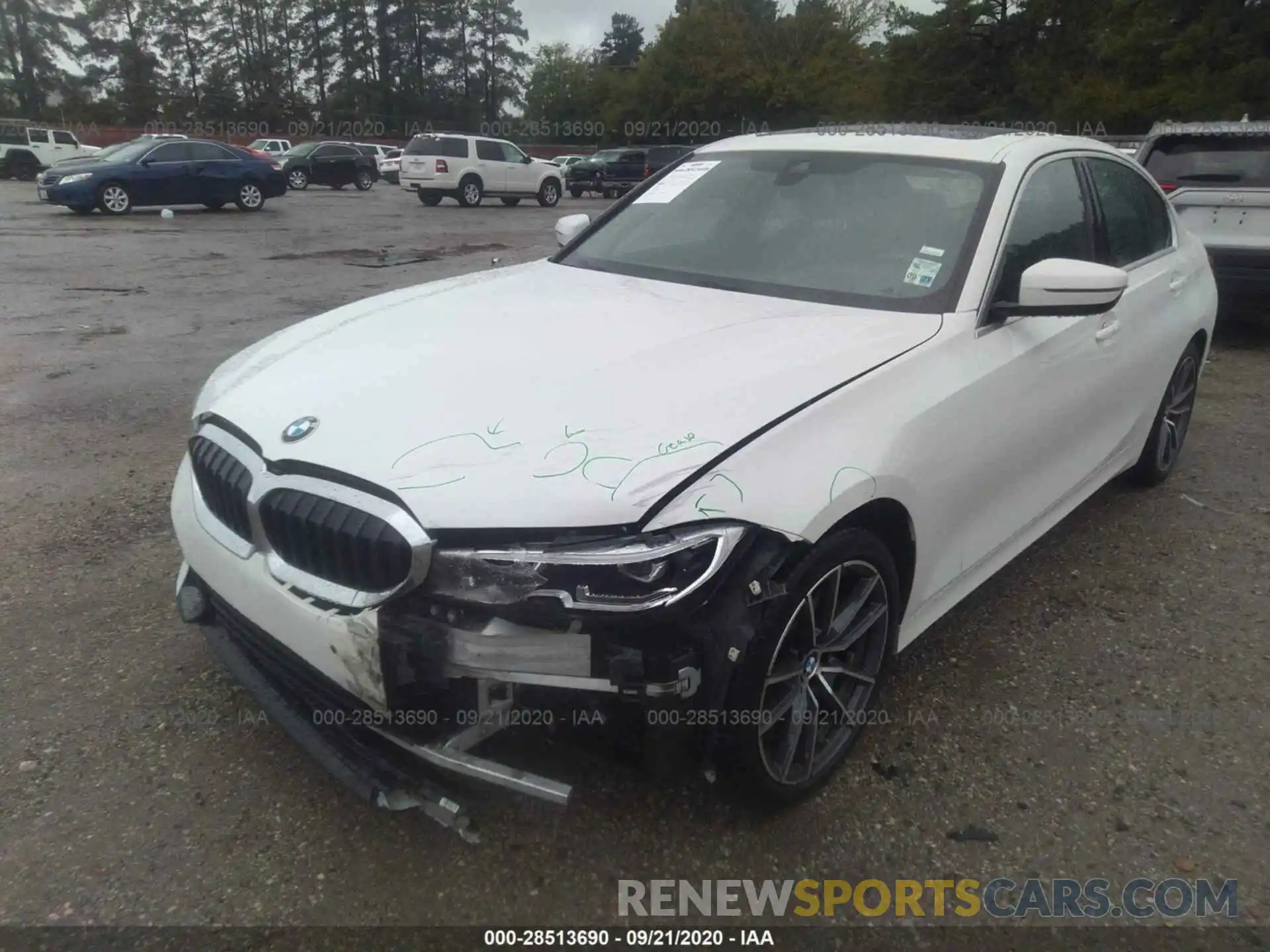 6 Photograph of a damaged car WBA5R1C05LFH40657 BMW 3 SERIES 2020