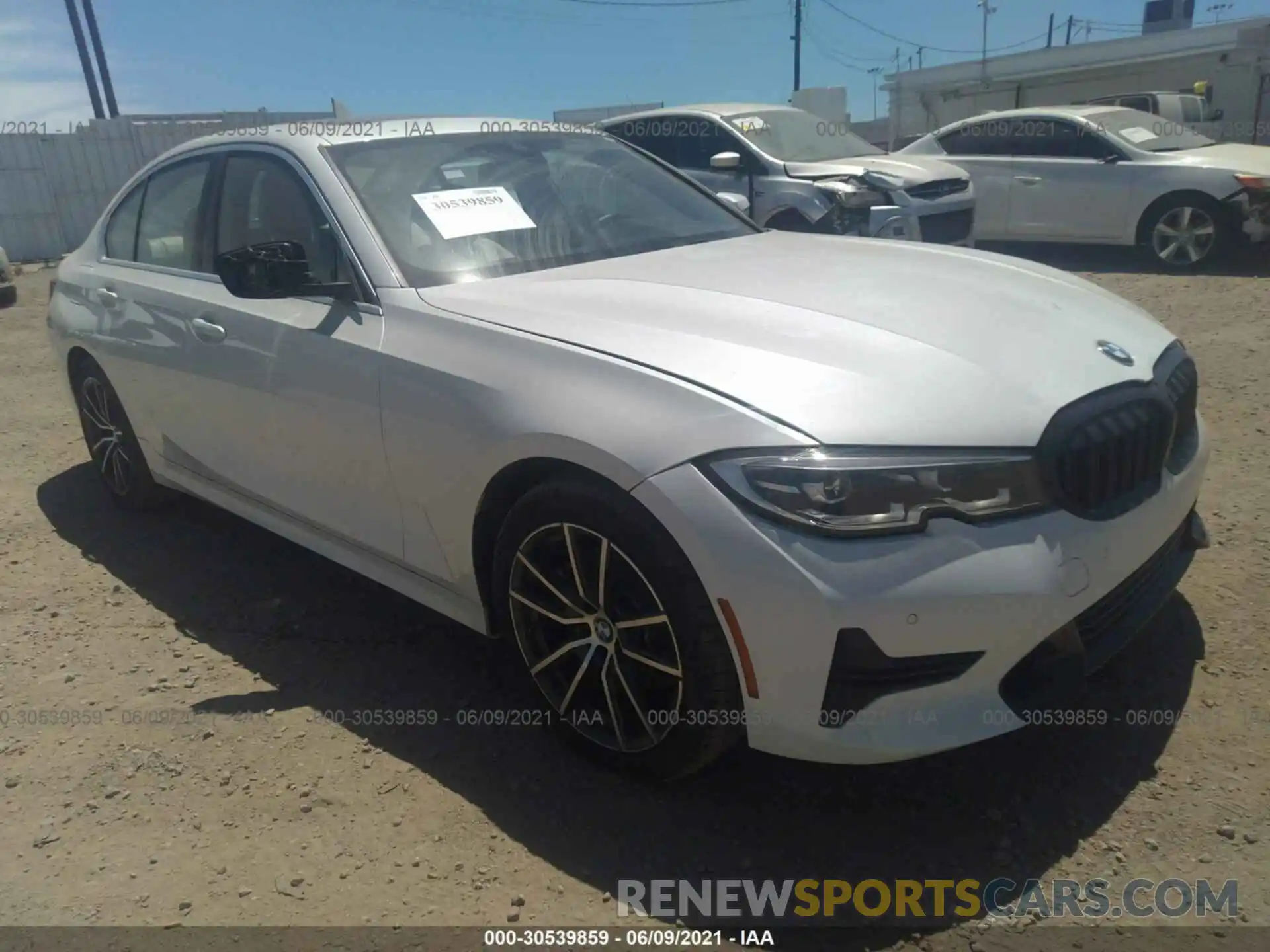 1 Photograph of a damaged car WBA5R1C05LFH55014 BMW 3 SERIES 2020