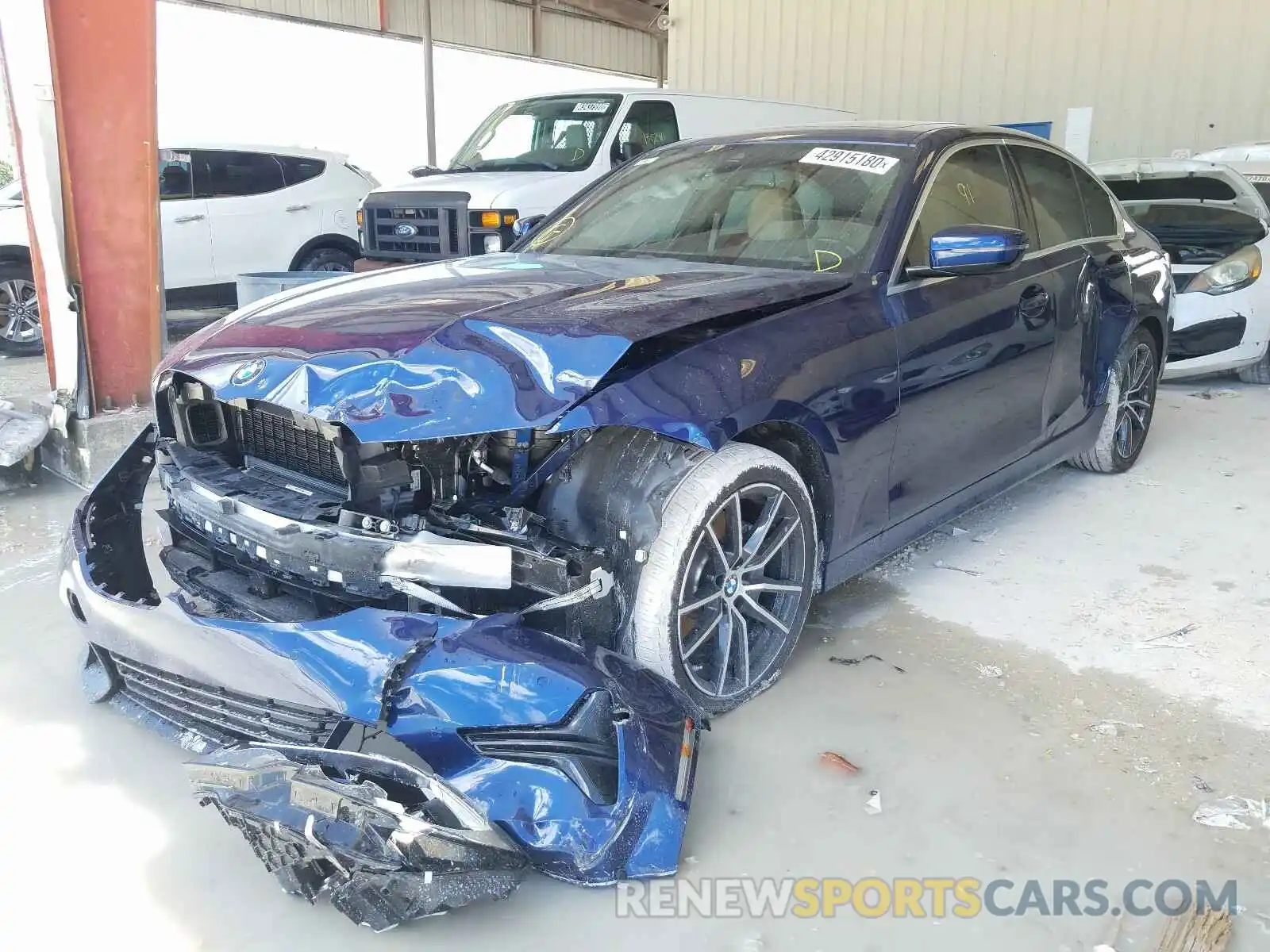 2 Photograph of a damaged car WBA5R1C06LFH44524 BMW 3 SERIES 2020