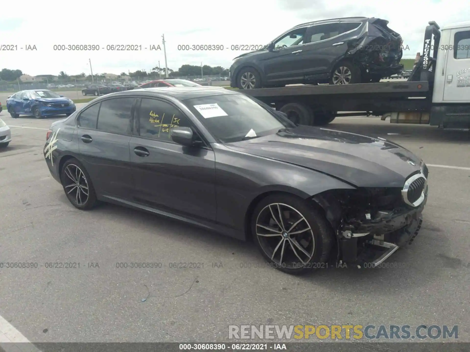 1 Photograph of a damaged car WBA5R1C06LFH50615 BMW 3 SERIES 2020