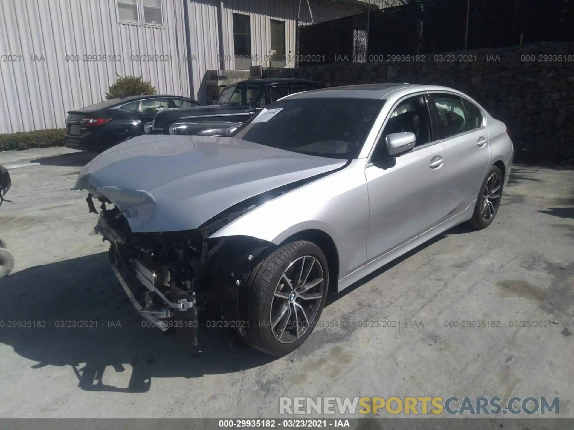 2 Фотография поврежденного автомобиля WBA5R1C07LFH74938 BMW 3 SERIES 2020
