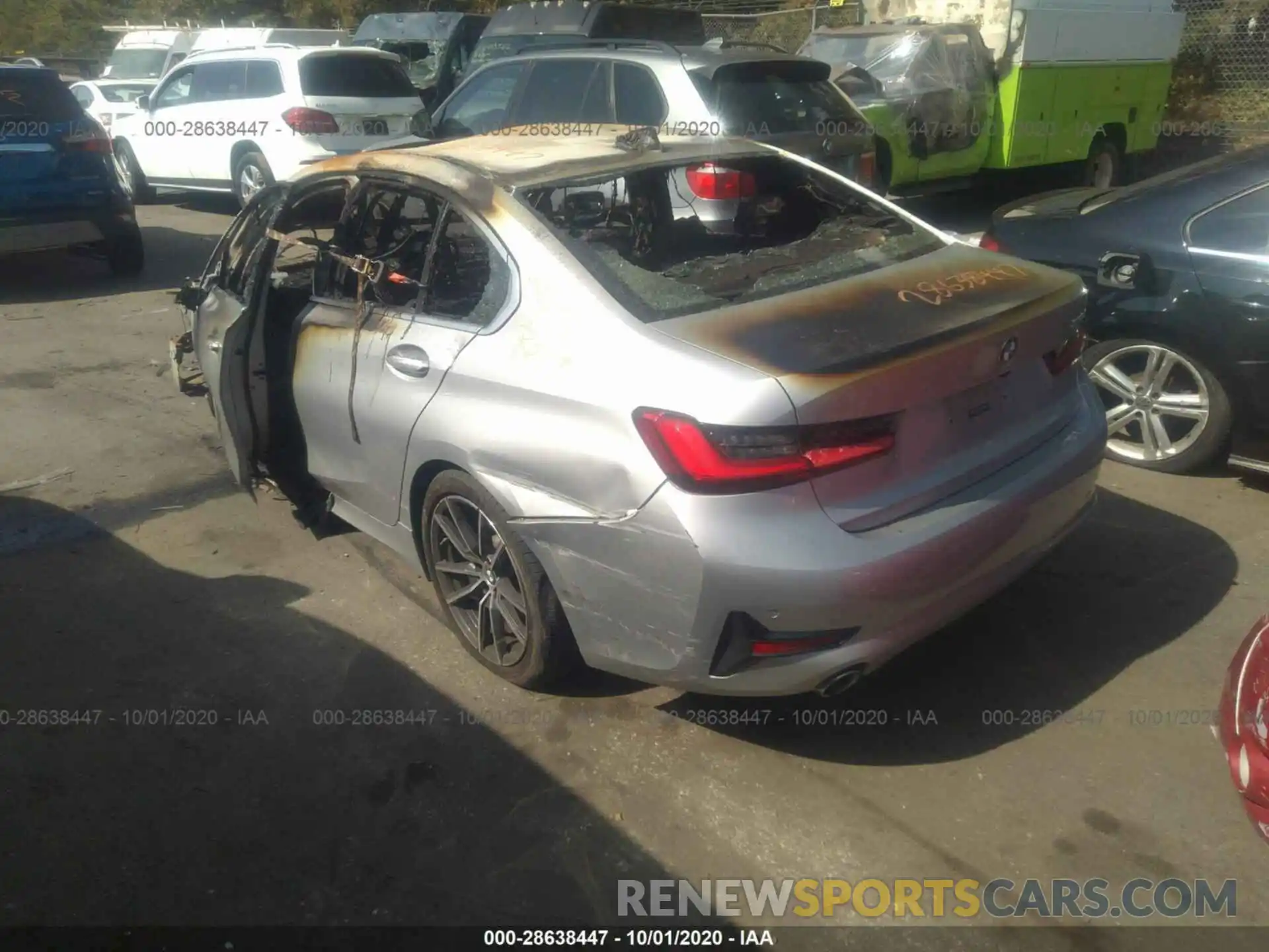 3 Фотография поврежденного автомобиля WBA5R1C07LFH83719 BMW 3 SERIES 2020