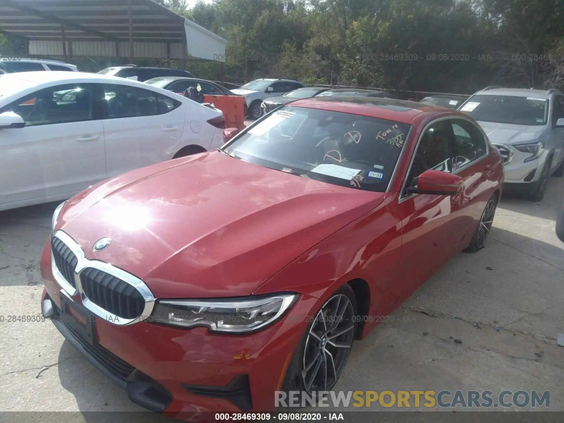 2 Photograph of a damaged car WBA5R1C08LFH85849 BMW 3 SERIES 2020