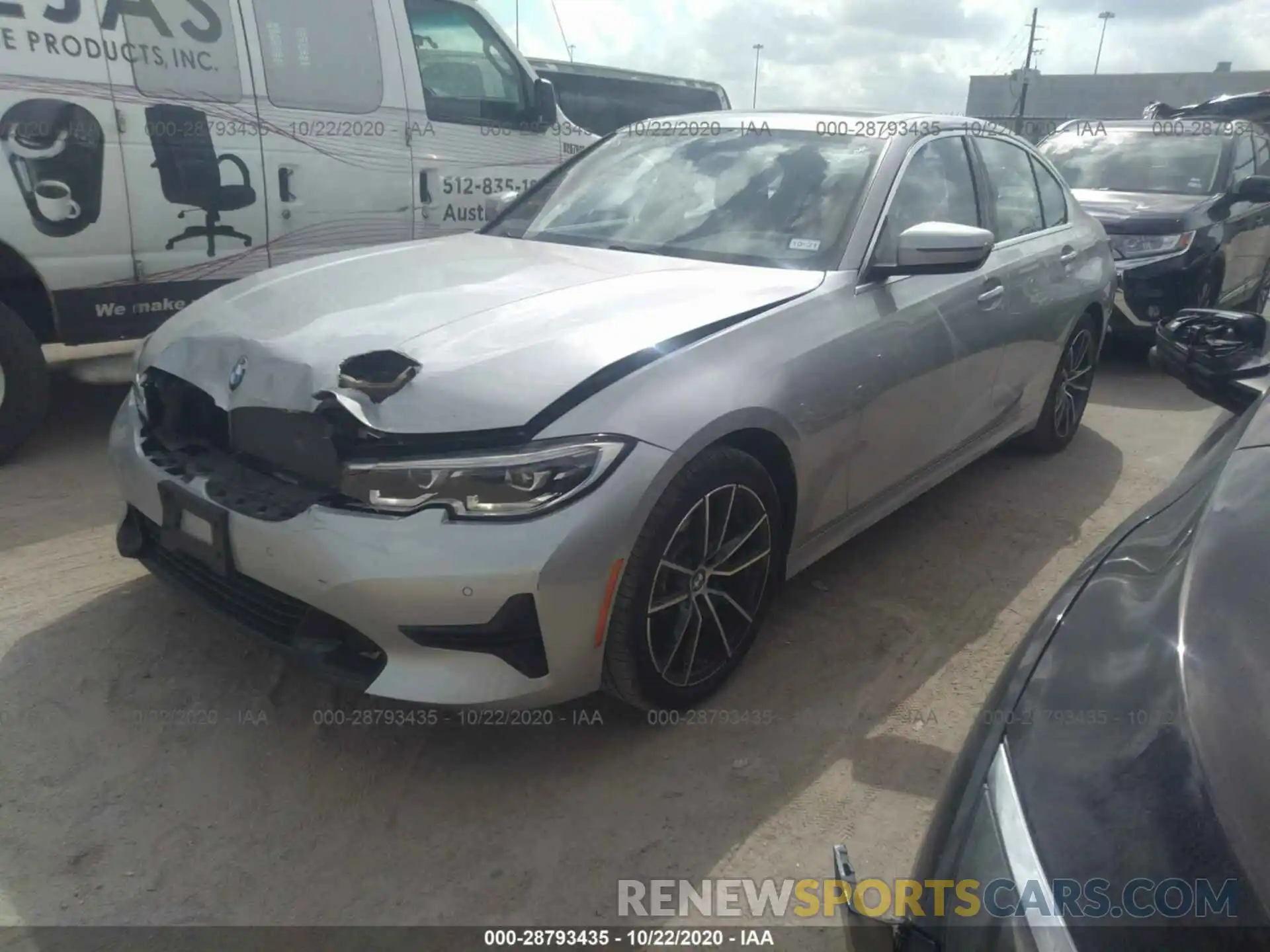 2 Photograph of a damaged car WBA5R1C09LFH85889 BMW 3 SERIES 2020