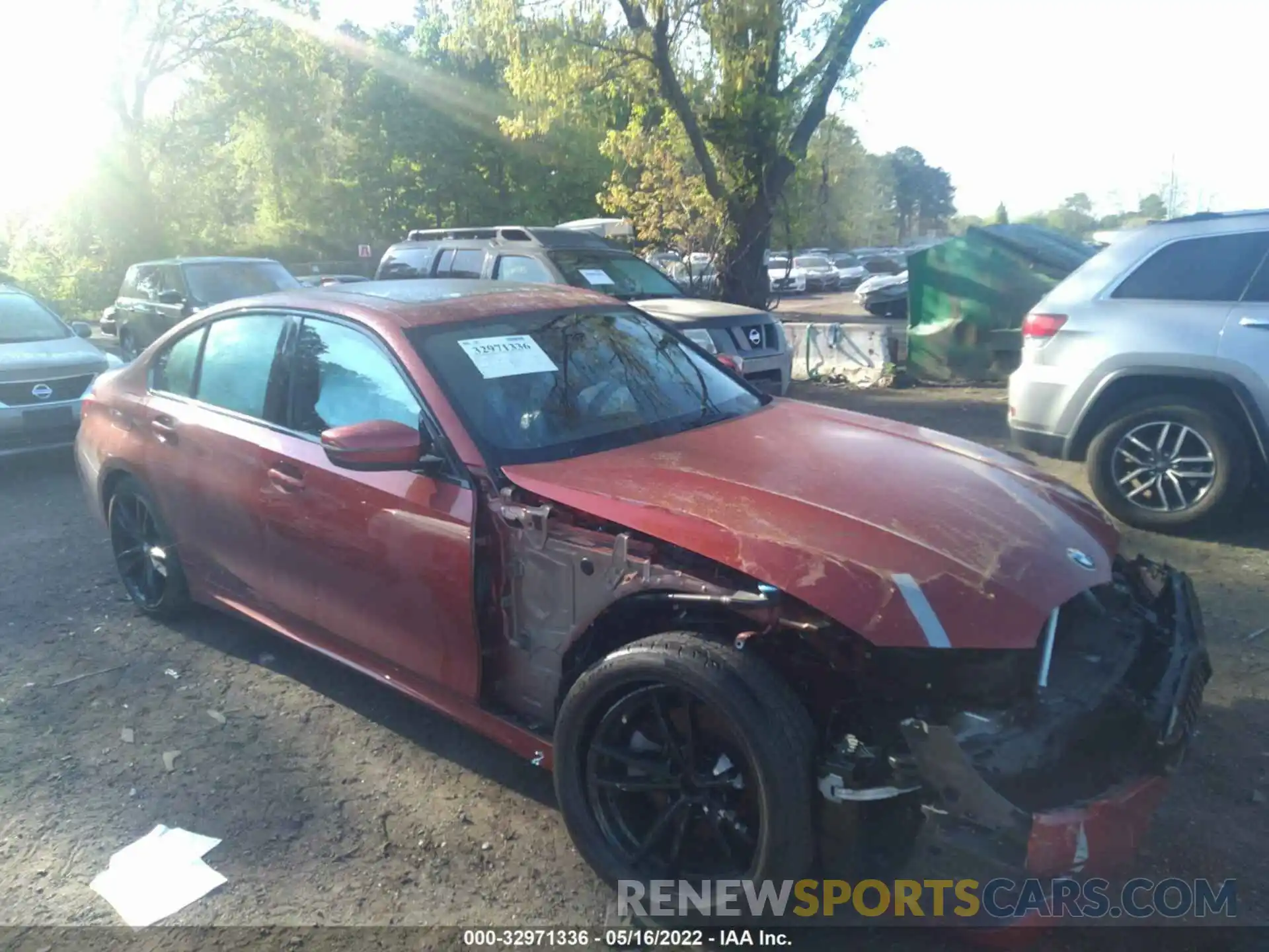 1 Photograph of a damaged car WBA5R7C00LFH46434 BMW 3 SERIES 2020