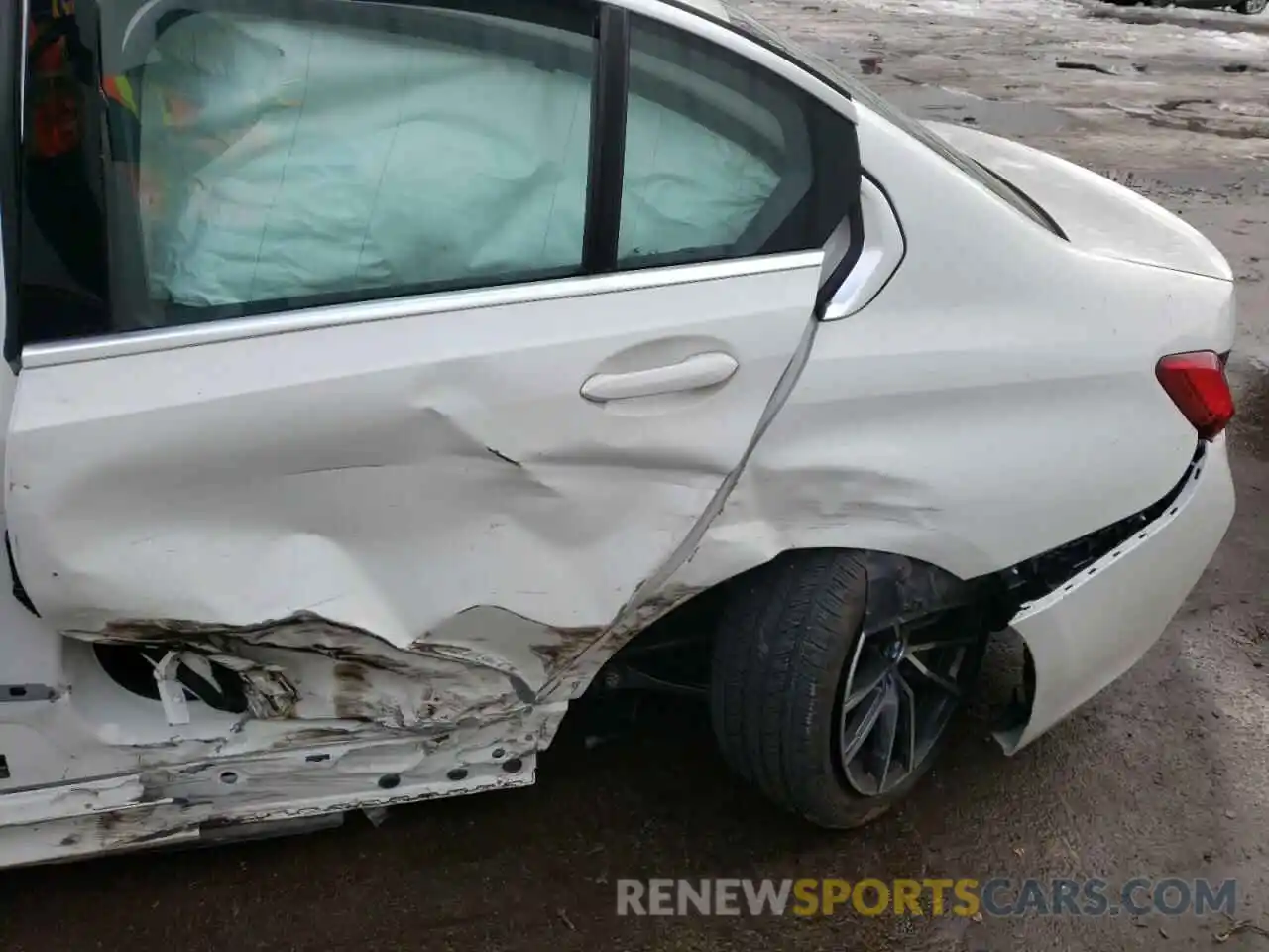 9 Photograph of a damaged car WBA5R7C00LFH69079 BMW 3 SERIES 2020