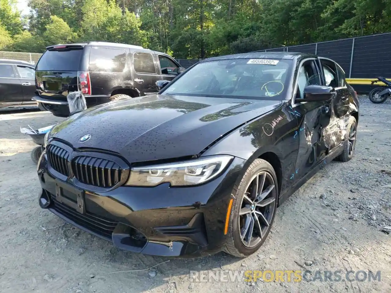 2 Photograph of a damaged car WBA5R7C00LFH97075 BMW 3 SERIES 2020