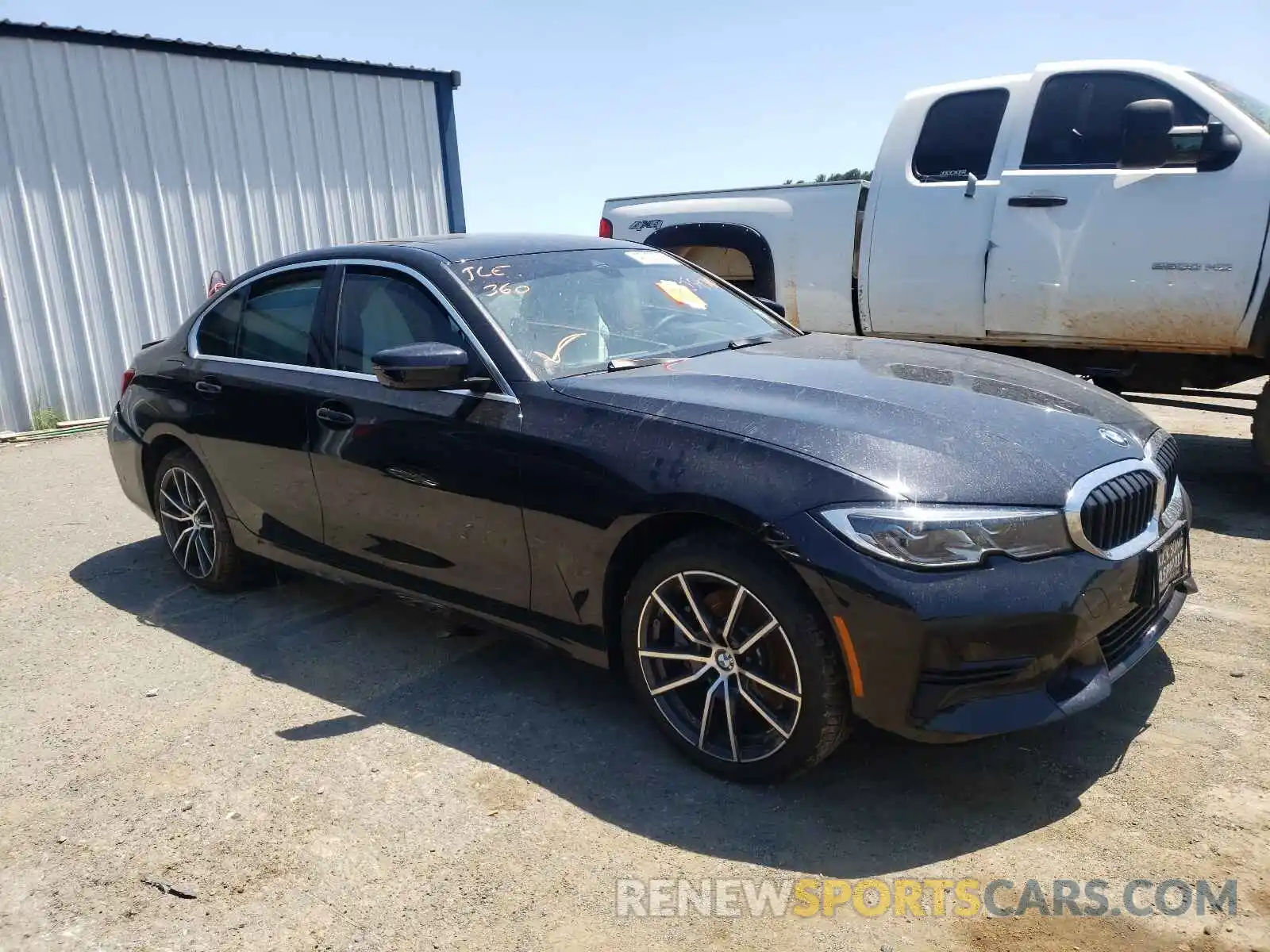 1 Photograph of a damaged car WBA5R7C02LFJ54787 BMW 3 SERIES 2020