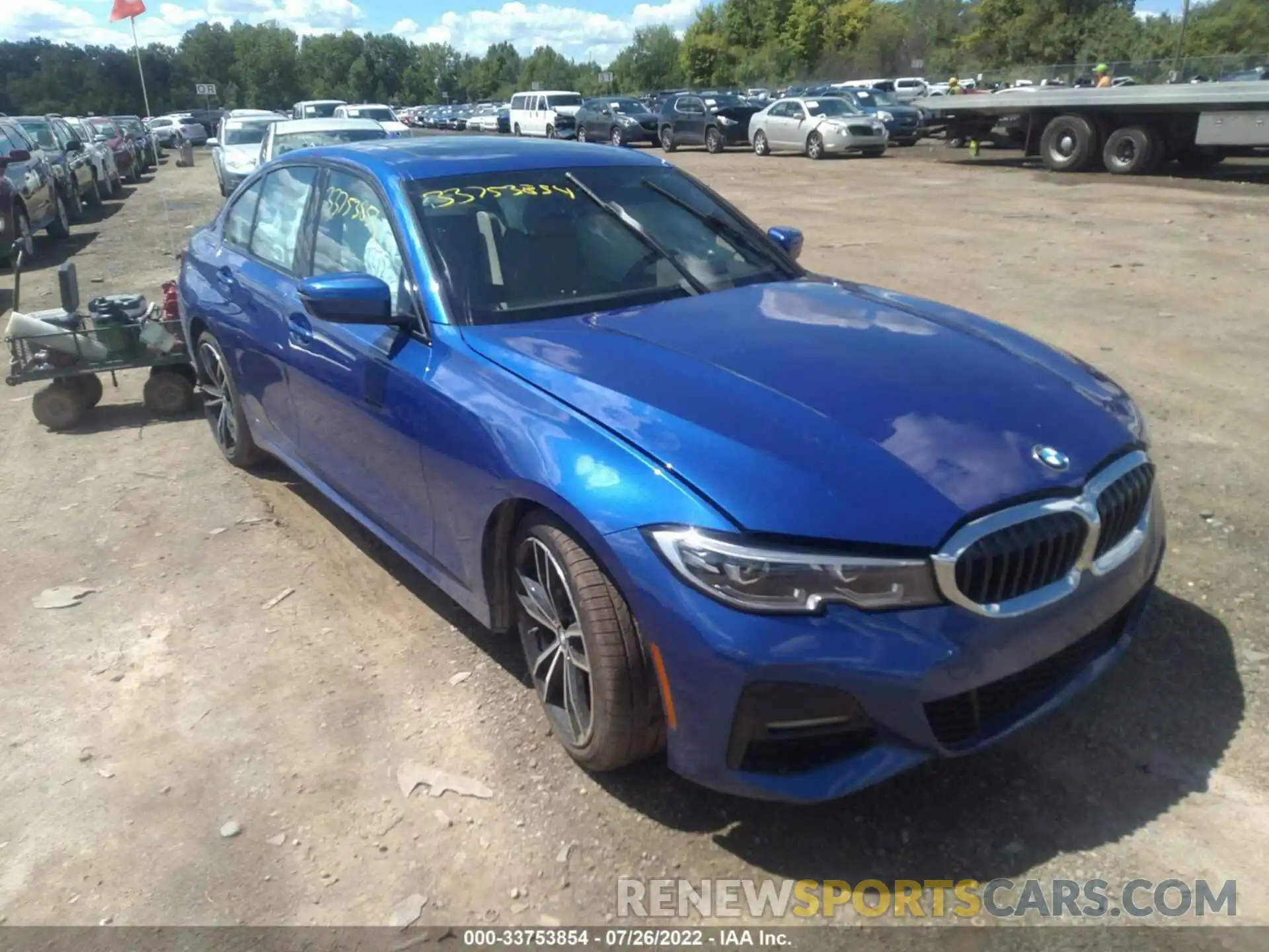 1 Photograph of a damaged car WBA5R7C03LFH49134 BMW 3 SERIES 2020