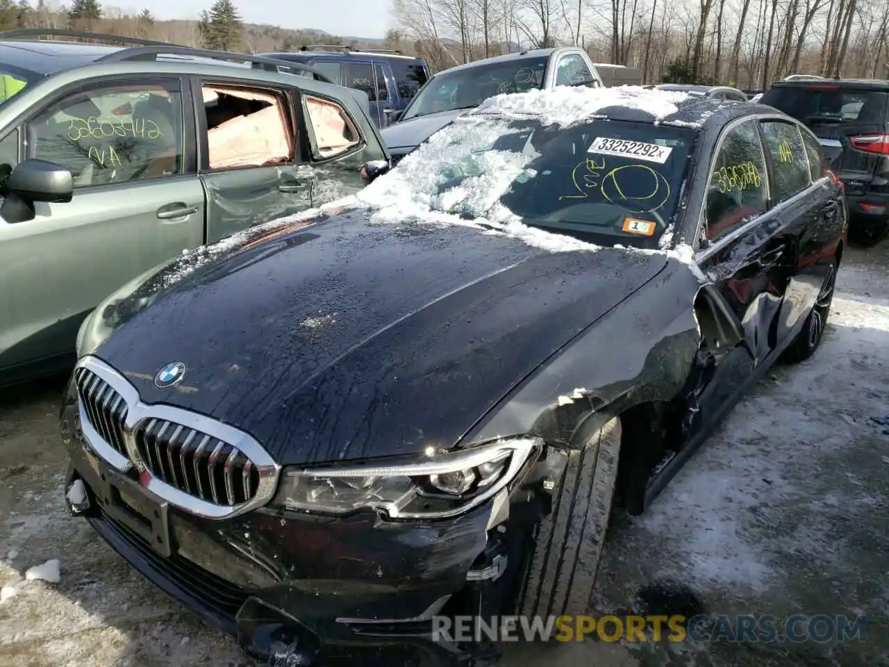 2 Photograph of a damaged car WBA5R7C04LFH34853 BMW 3 SERIES 2020