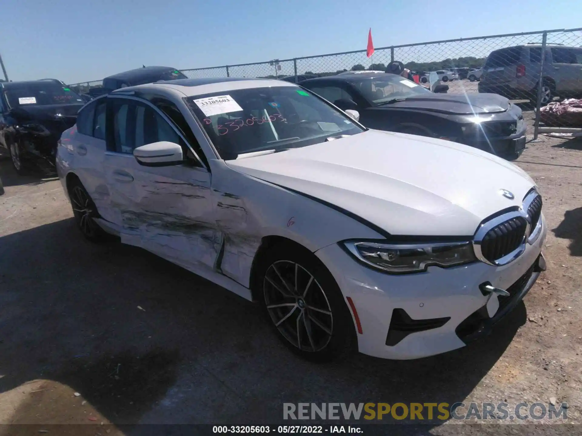 1 Photograph of a damaged car WBA5R7C04LFH41124 BMW 3 SERIES 2020