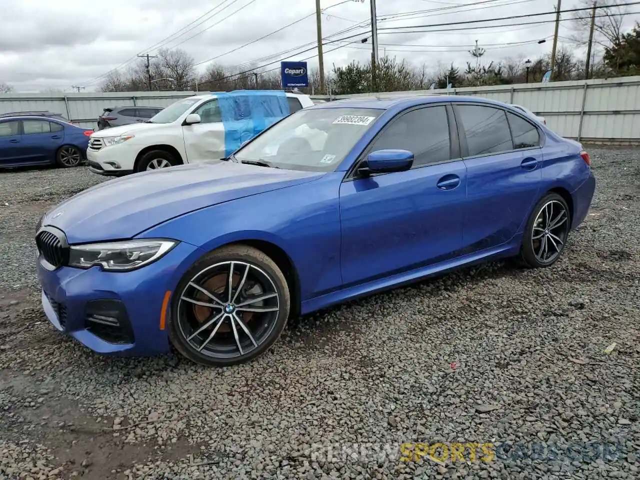 1 Photograph of a damaged car WBA5R7C04LFH43567 BMW 3 SERIES 2020