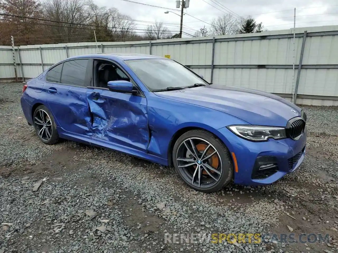 4 Photograph of a damaged car WBA5R7C04LFH43567 BMW 3 SERIES 2020