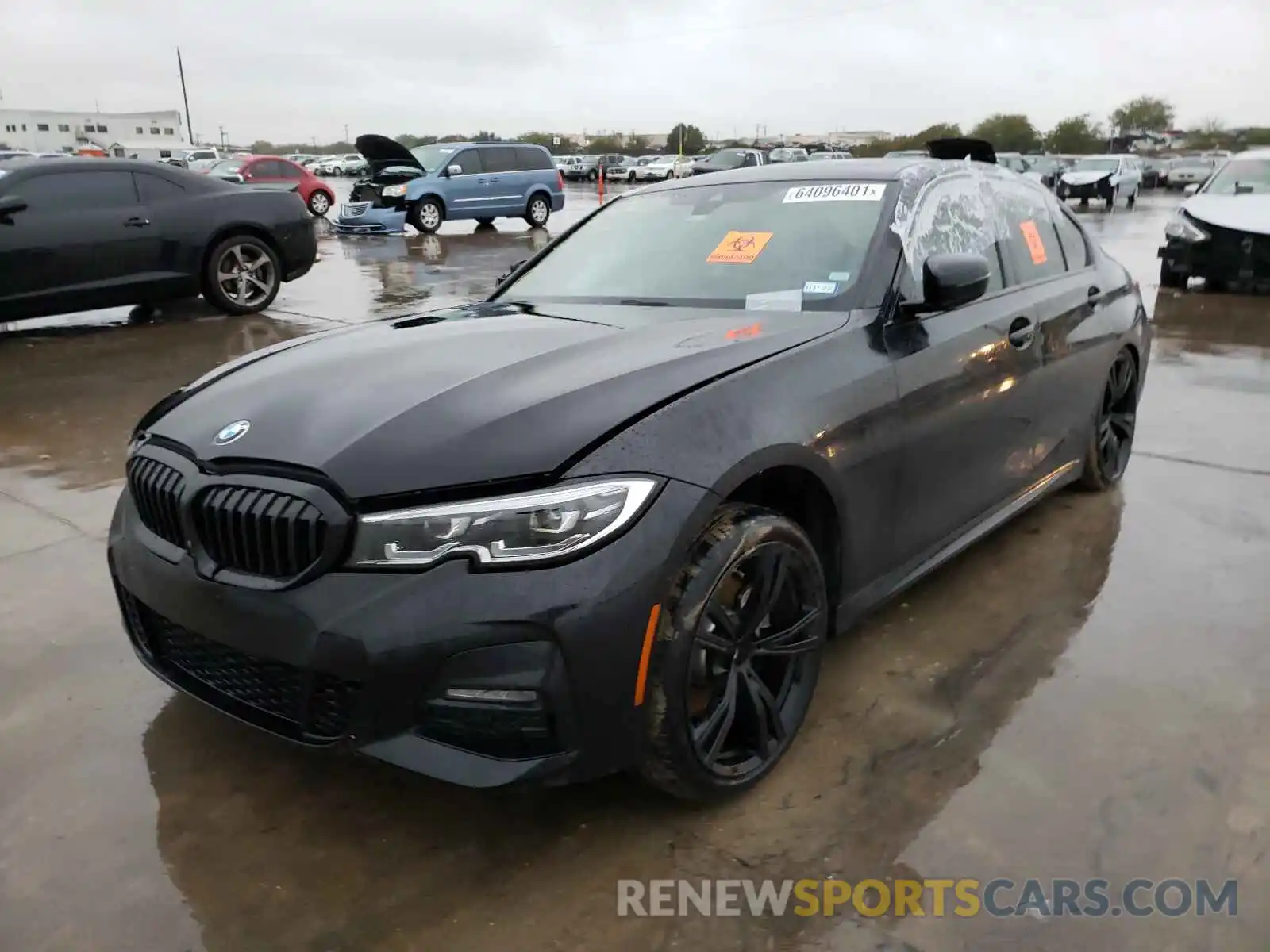 2 Photograph of a damaged car WBA5R7C04LFH51944 BMW 3 SERIES 2020