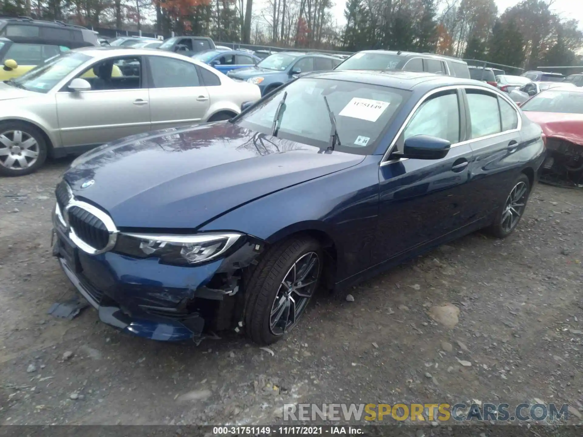 2 Photograph of a damaged car WBA5R7C04LFH53340 BMW 3 SERIES 2020