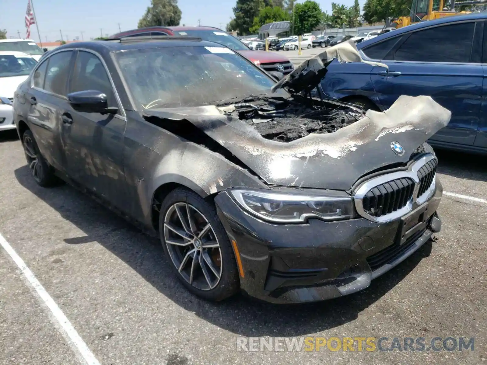 1 Photograph of a damaged car WBA5R7C05LFH33923 BMW 3 SERIES 2020