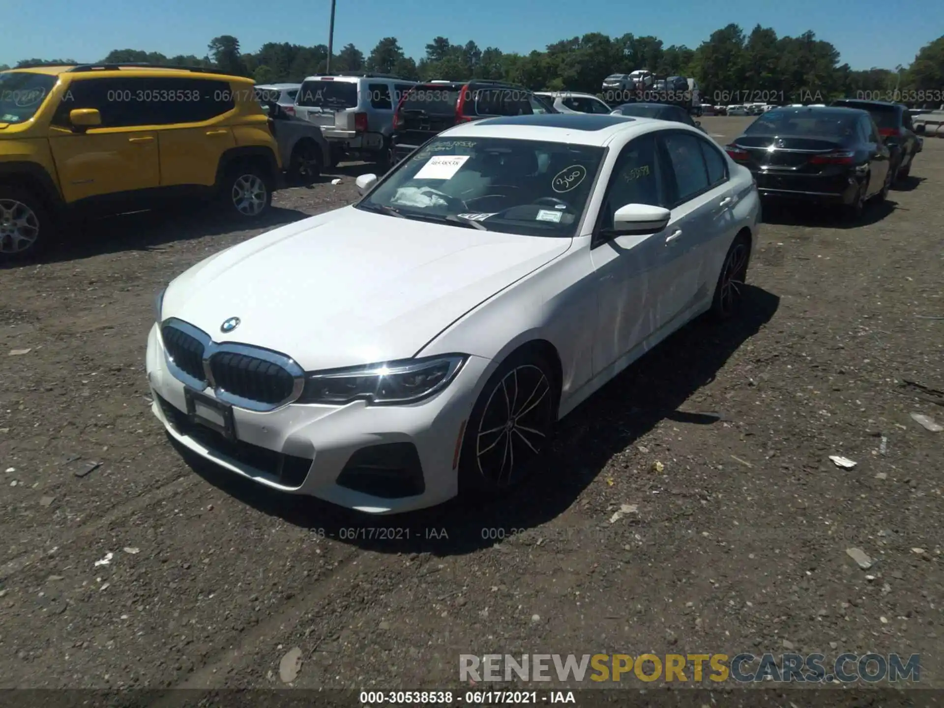 2 Photograph of a damaged car WBA5R7C05LFH42749 BMW 3 SERIES 2020