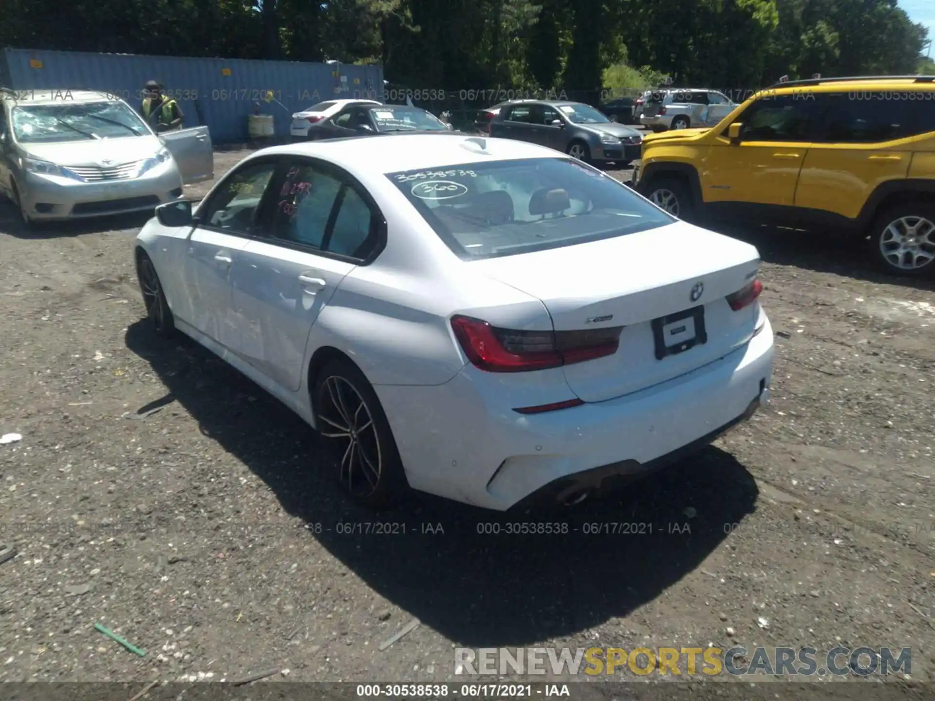 3 Photograph of a damaged car WBA5R7C05LFH42749 BMW 3 SERIES 2020