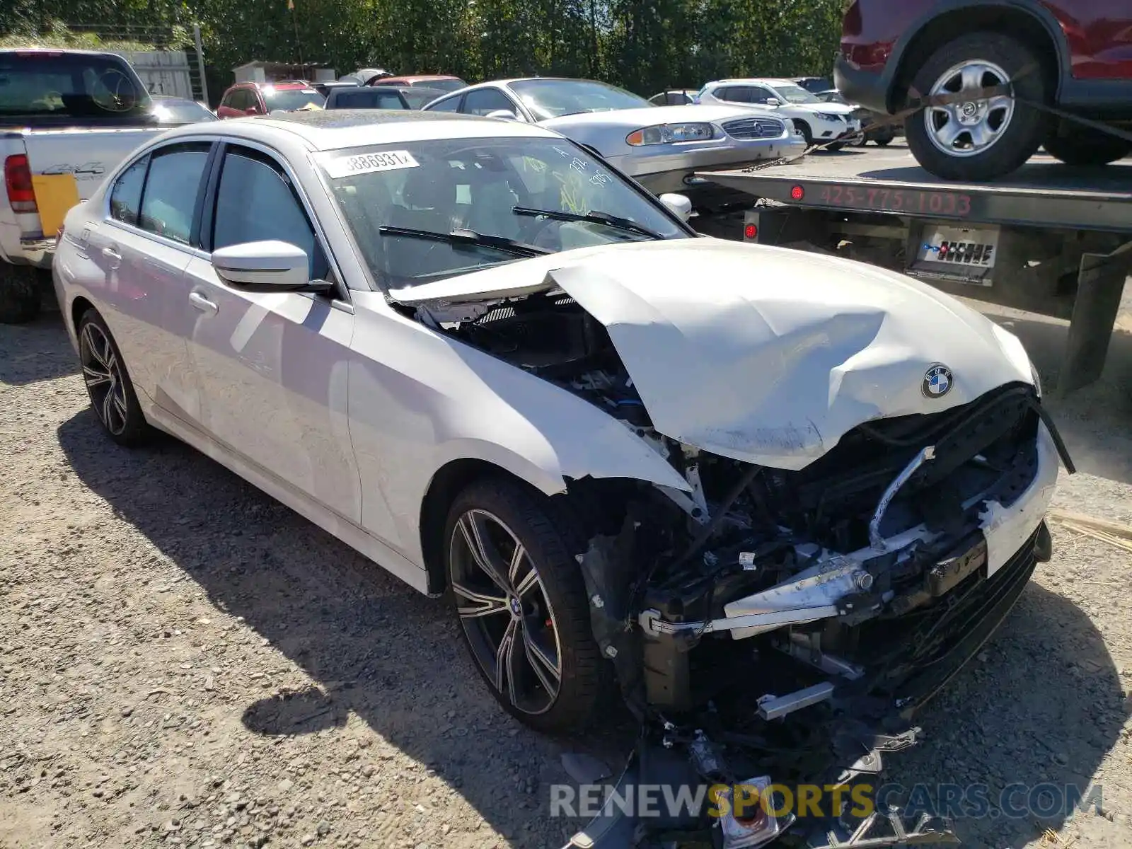 1 Photograph of a damaged car WBA5R7C05LFH46459 BMW 3 SERIES 2020