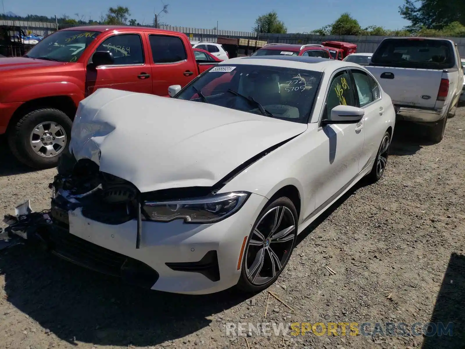 2 Photograph of a damaged car WBA5R7C05LFH46459 BMW 3 SERIES 2020