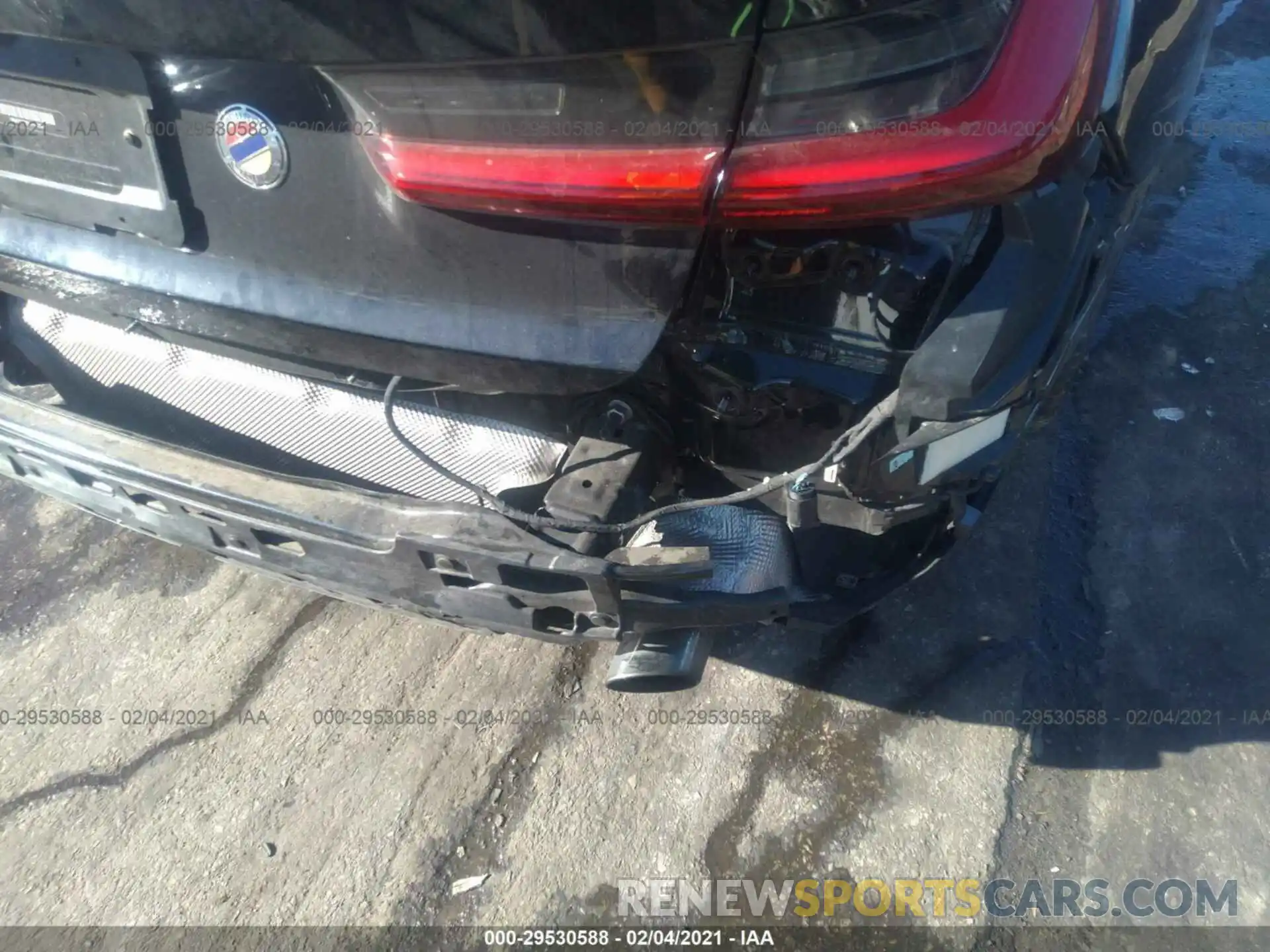 6 Photograph of a damaged car WBA5R7C05LFH47997 BMW 3 SERIES 2020