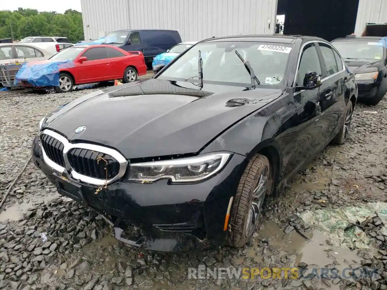 2 Photograph of a damaged car WBA5R7C06LFH39536 BMW 3 SERIES 2020