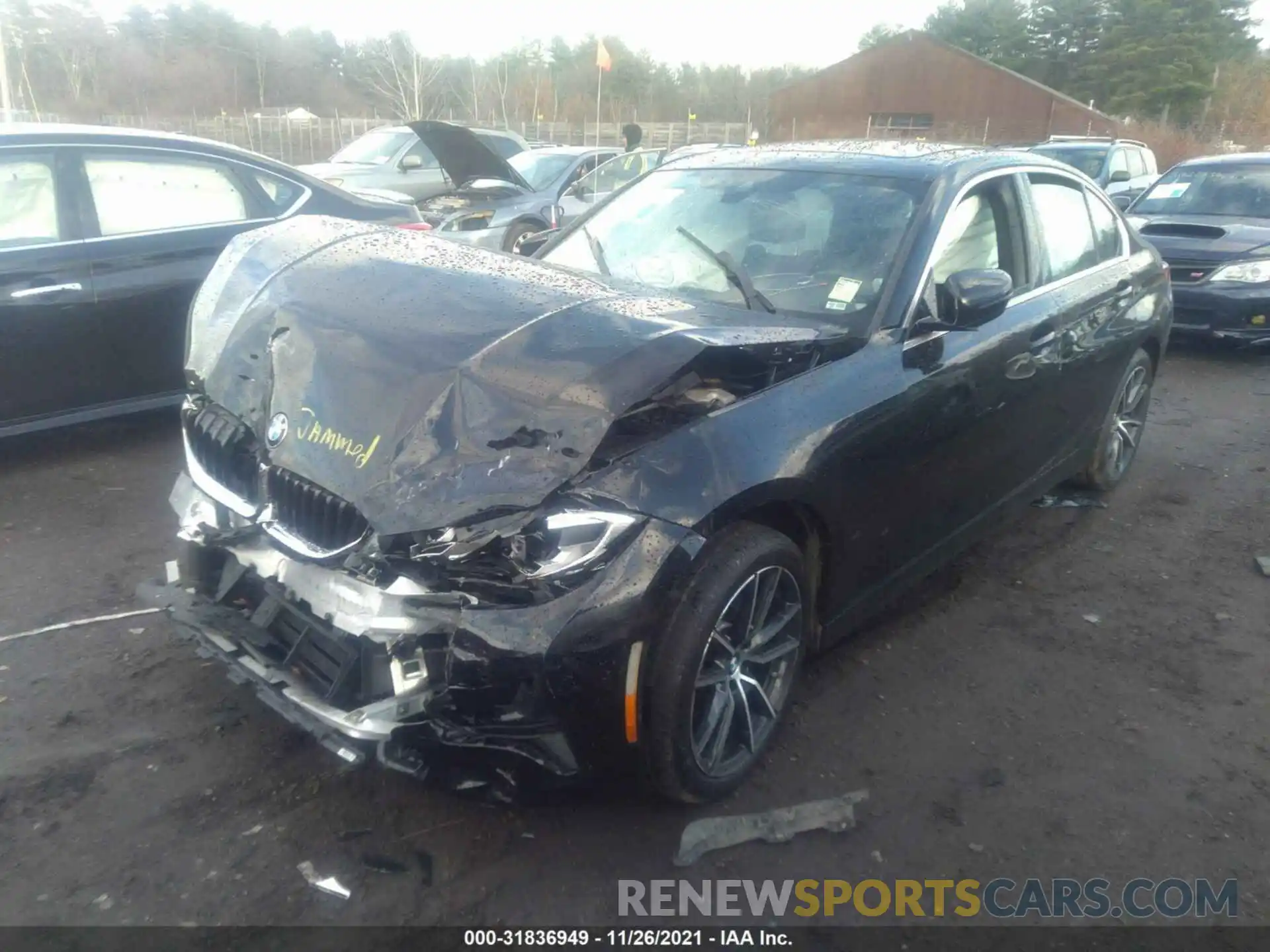 2 Photograph of a damaged car WBA5R7C06LFH39696 BMW 3 SERIES 2020