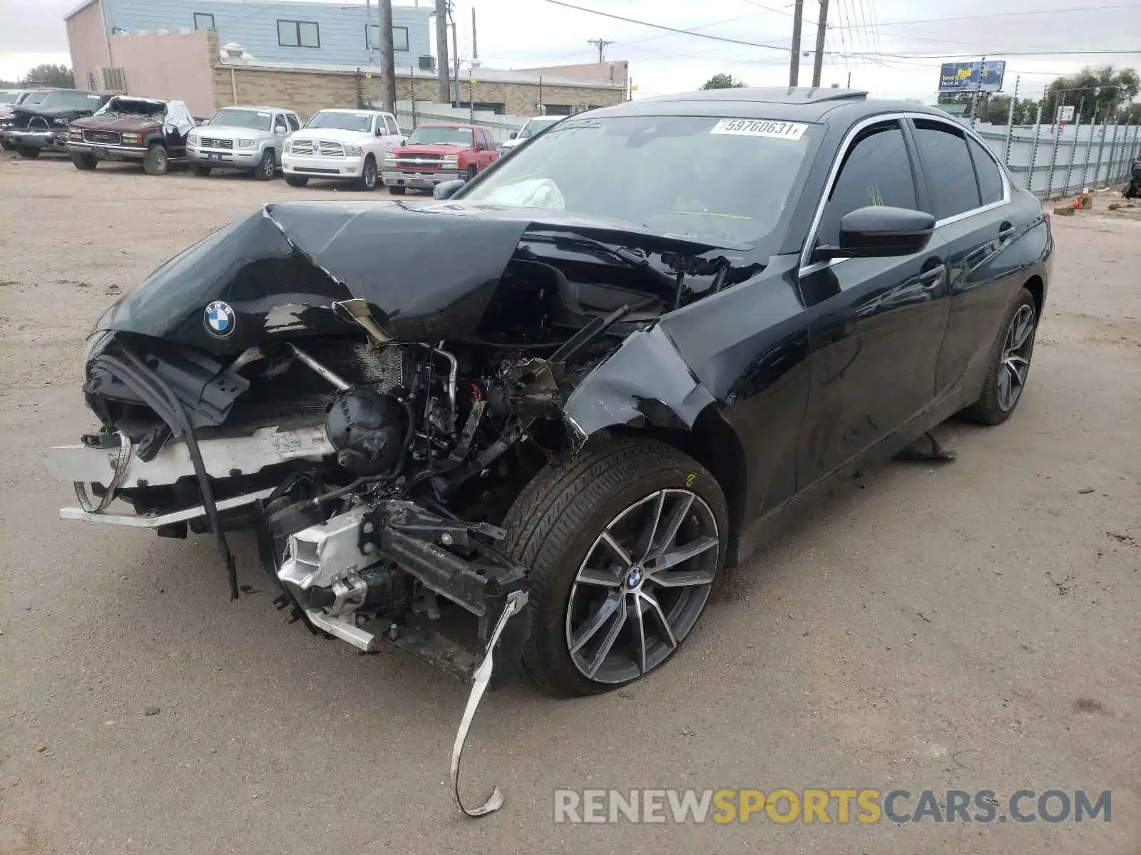 2 Photograph of a damaged car WBA5R7C06LFH40489 BMW 3 SERIES 2020