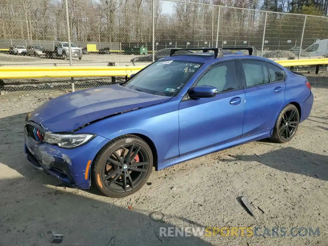 1 Photograph of a damaged car WBA5R7C06LFH42906 BMW 3 SERIES 2020