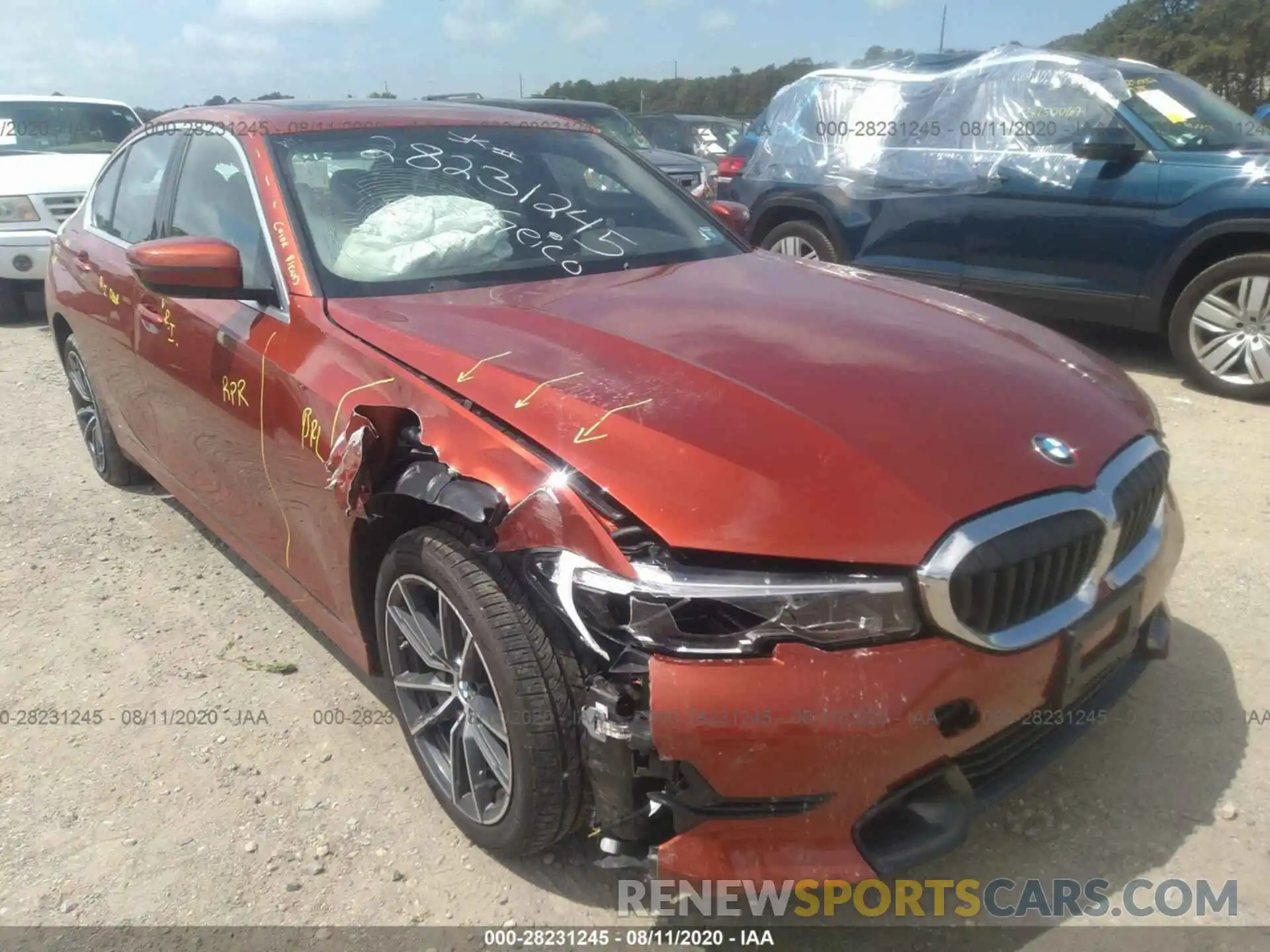 6 Photograph of a damaged car WBA5R7C06LFH70110 BMW 3 SERIES 2020