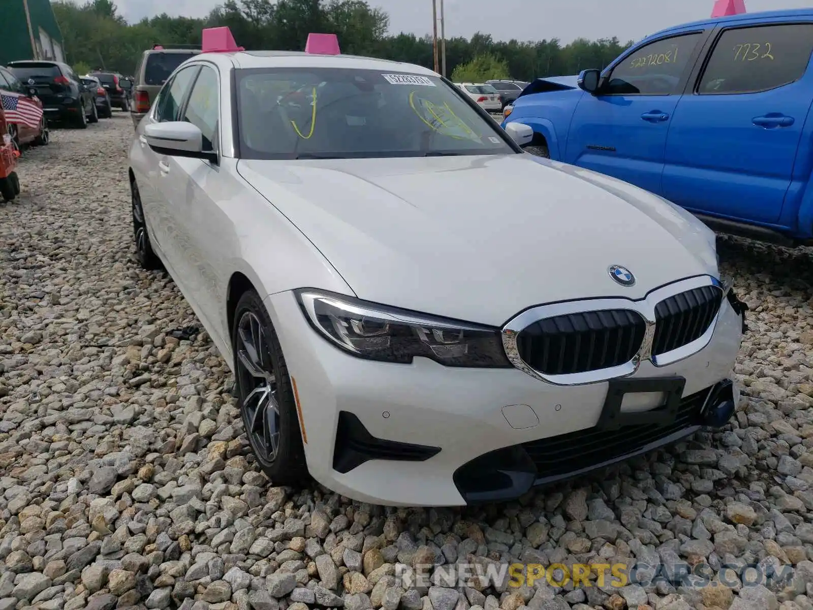 1 Фотография поврежденного автомобиля WBA5R7C08LFH46889 BMW 3 SERIES 2020