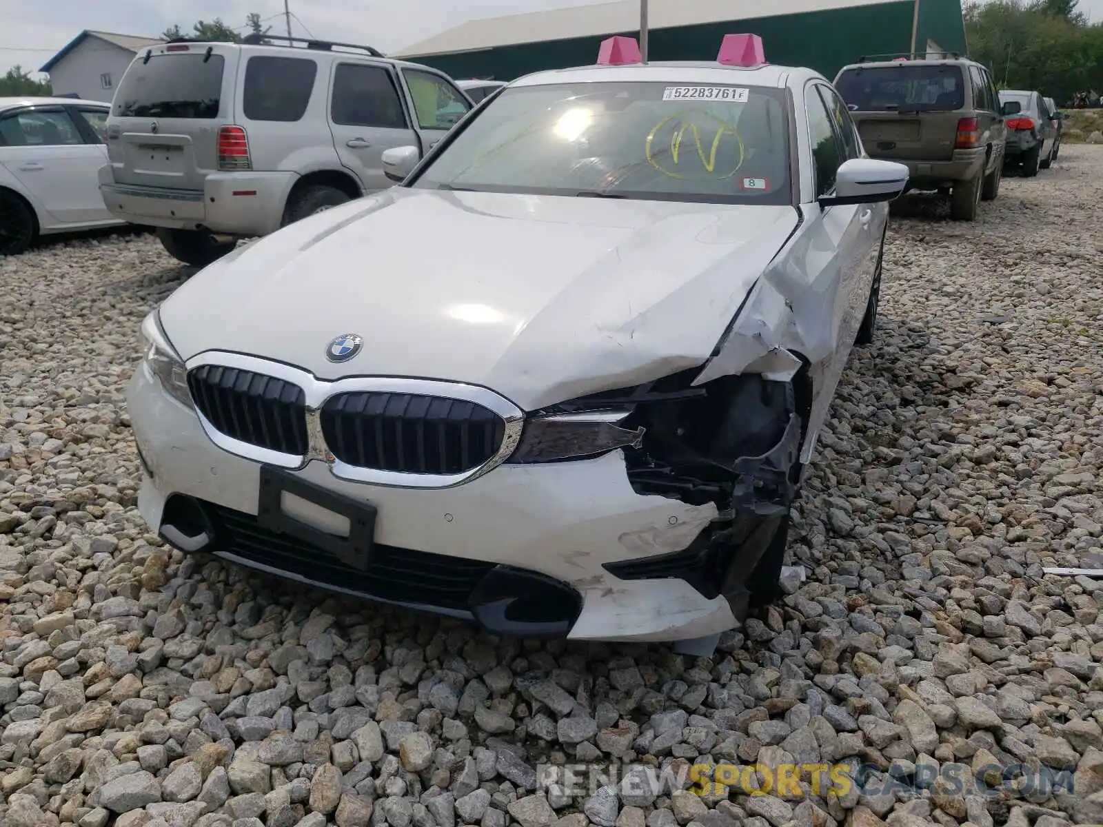 2 Фотография поврежденного автомобиля WBA5R7C08LFH46889 BMW 3 SERIES 2020