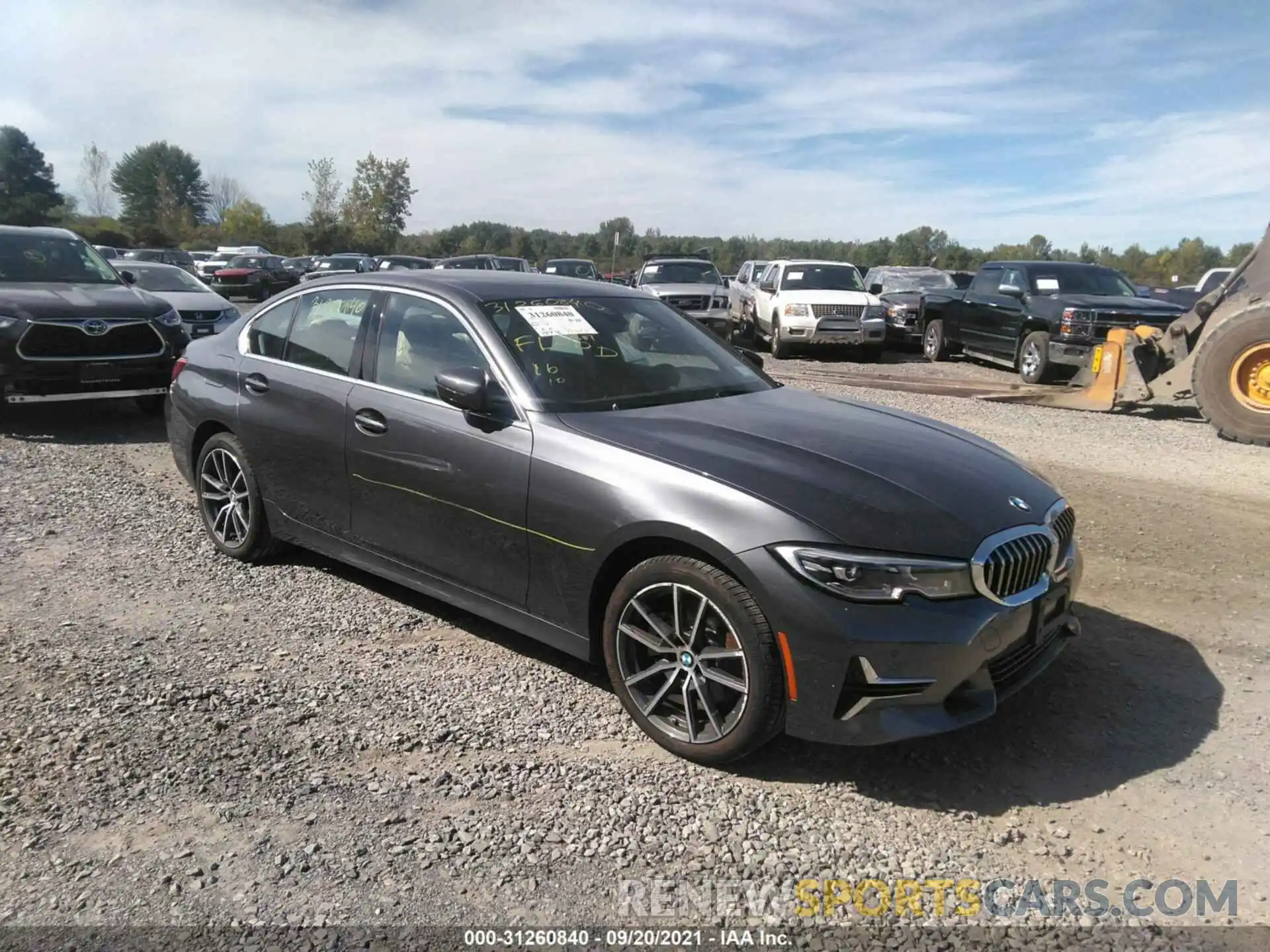 1 Photograph of a damaged car WBA5R7C08LFH48836 BMW 3 SERIES 2020